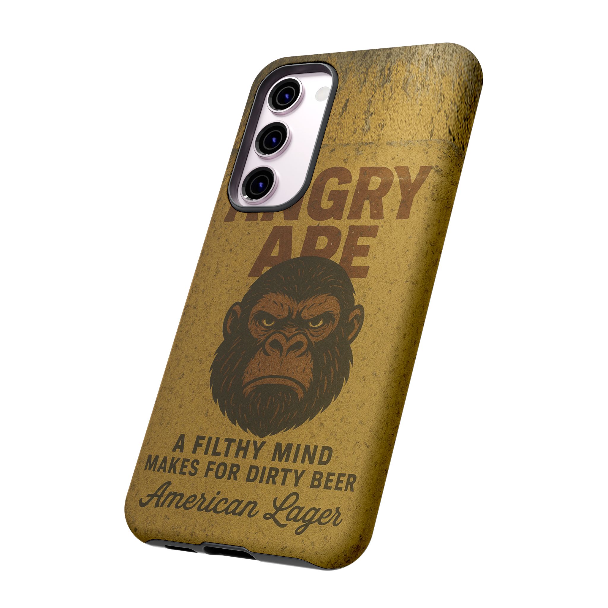 Angry Ape Lager Phone Case - Gorilla Dirt Angry Ape Lager Phone Case - Image 33