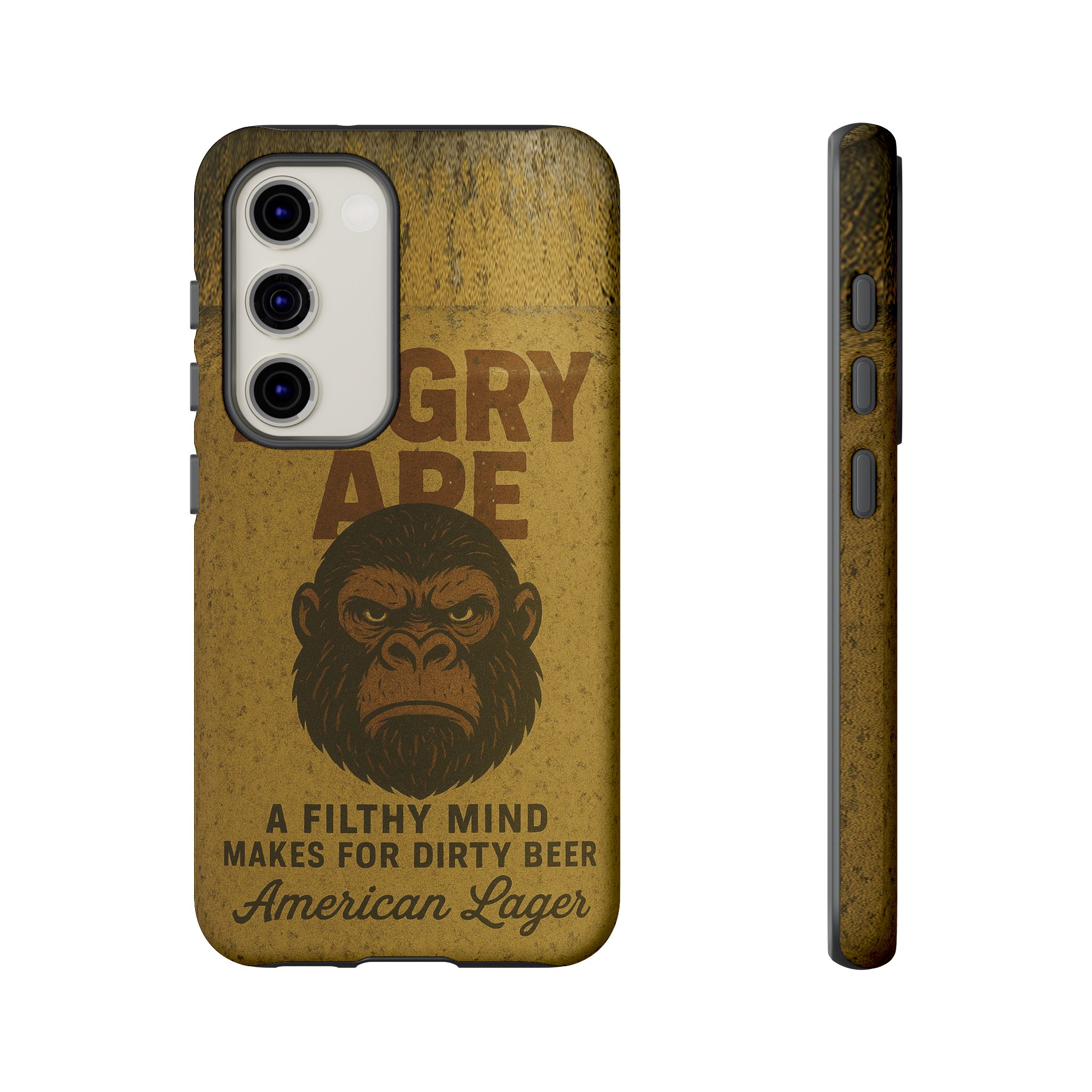 Angry Ape Lager Phone Case - Gorilla Dirt Angry Ape Lager Phone Case - Image 30