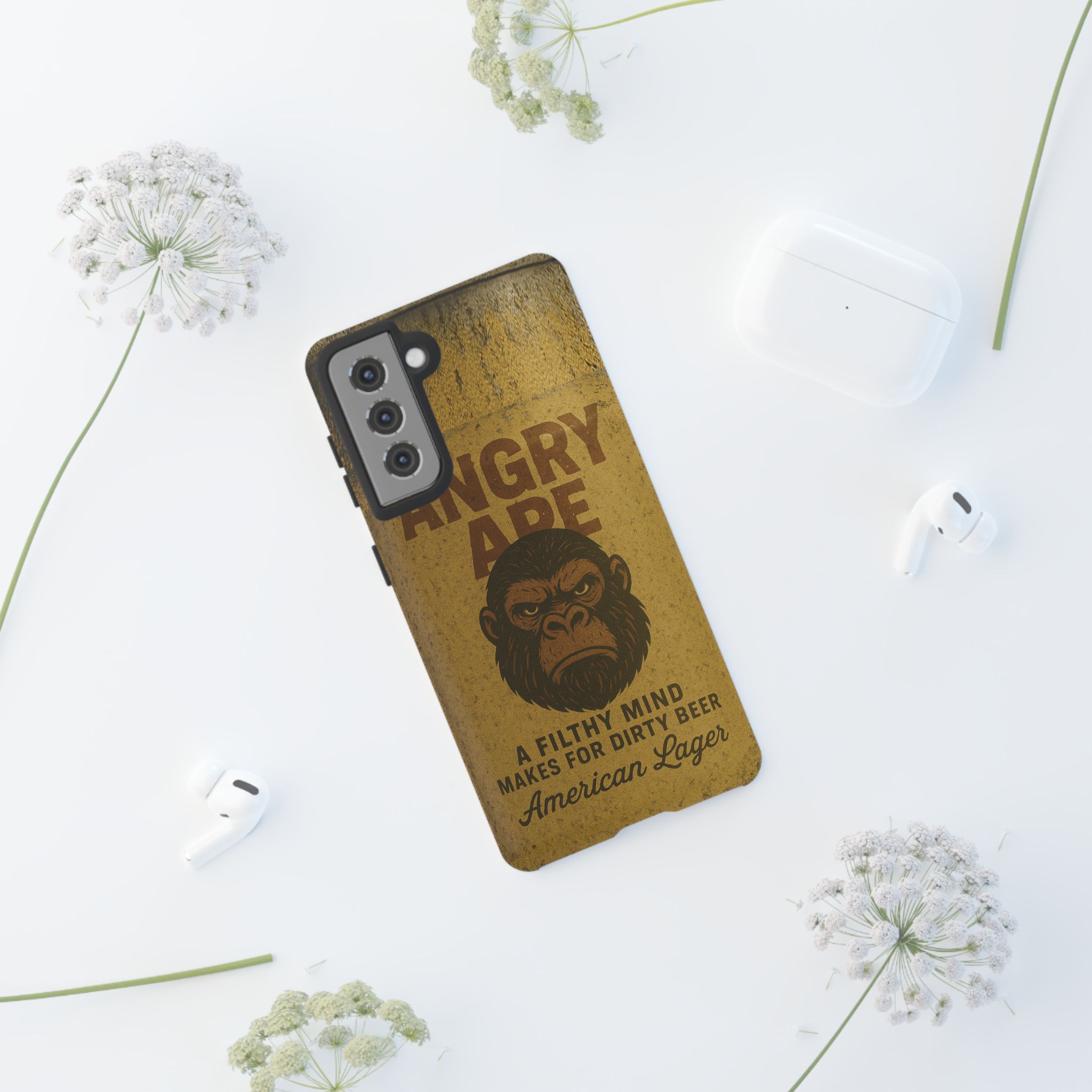 Angry Ape Lager Phone Case - Gorilla Dirt Angry Ape Lager Phone Case - Image 53