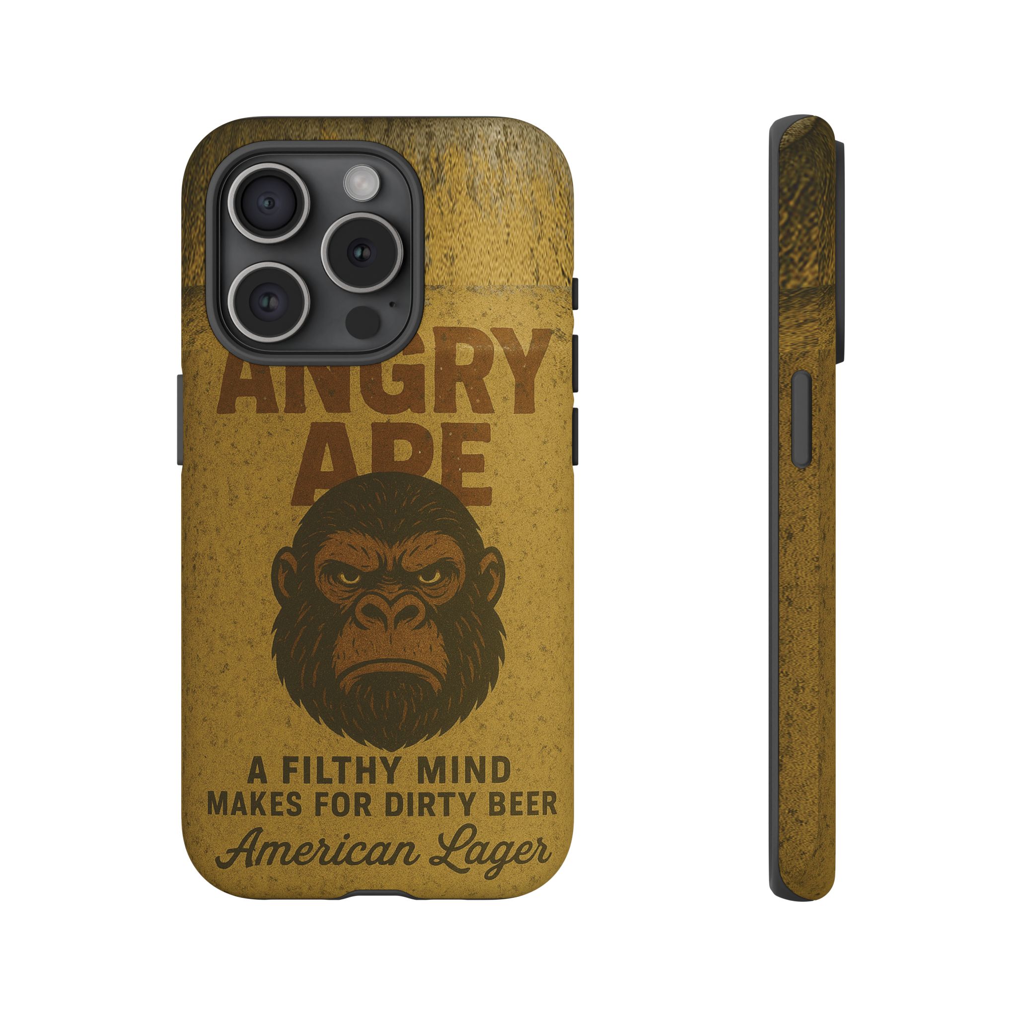 Angry Ape Lager Phone Case - Gorilla Dirt Angry Ape Lager Phone Case - Image 54