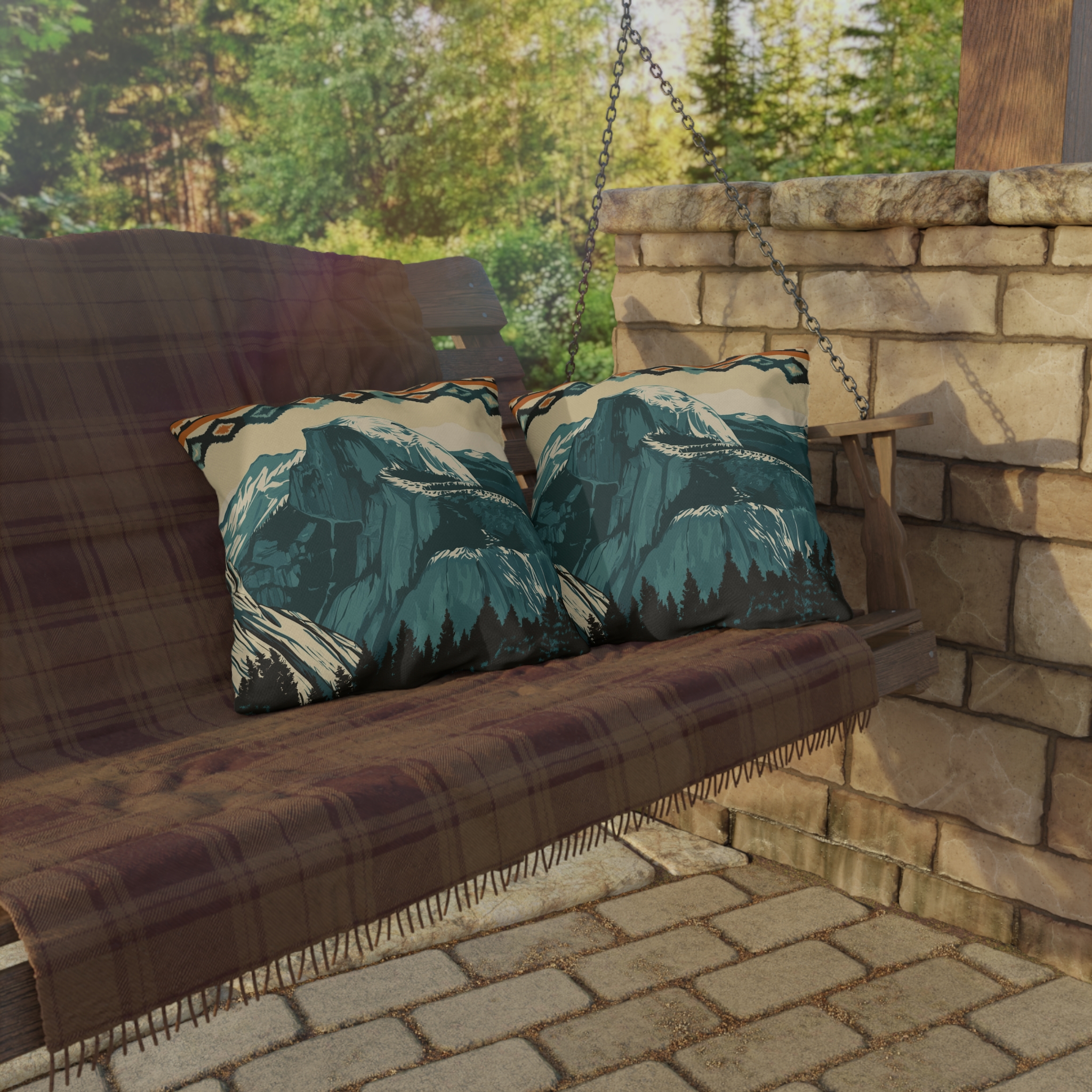 National Park Series - Yosemite Mountains Pillow - Gorilla Dirt National Park Series - Yosemite Mountains Pillow - Image 12