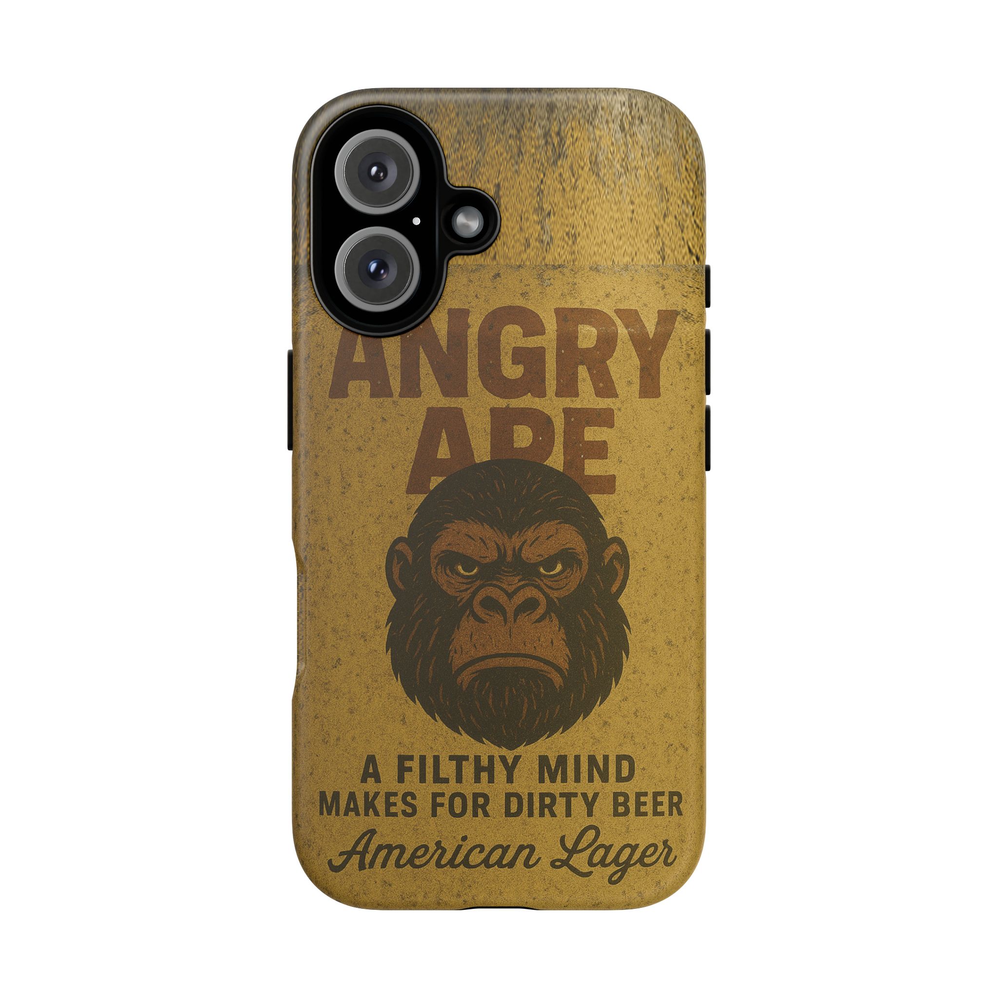 Angry Ape Lager Phone Case - Gorilla Dirt Angry Ape Lager Phone Case - Image 47