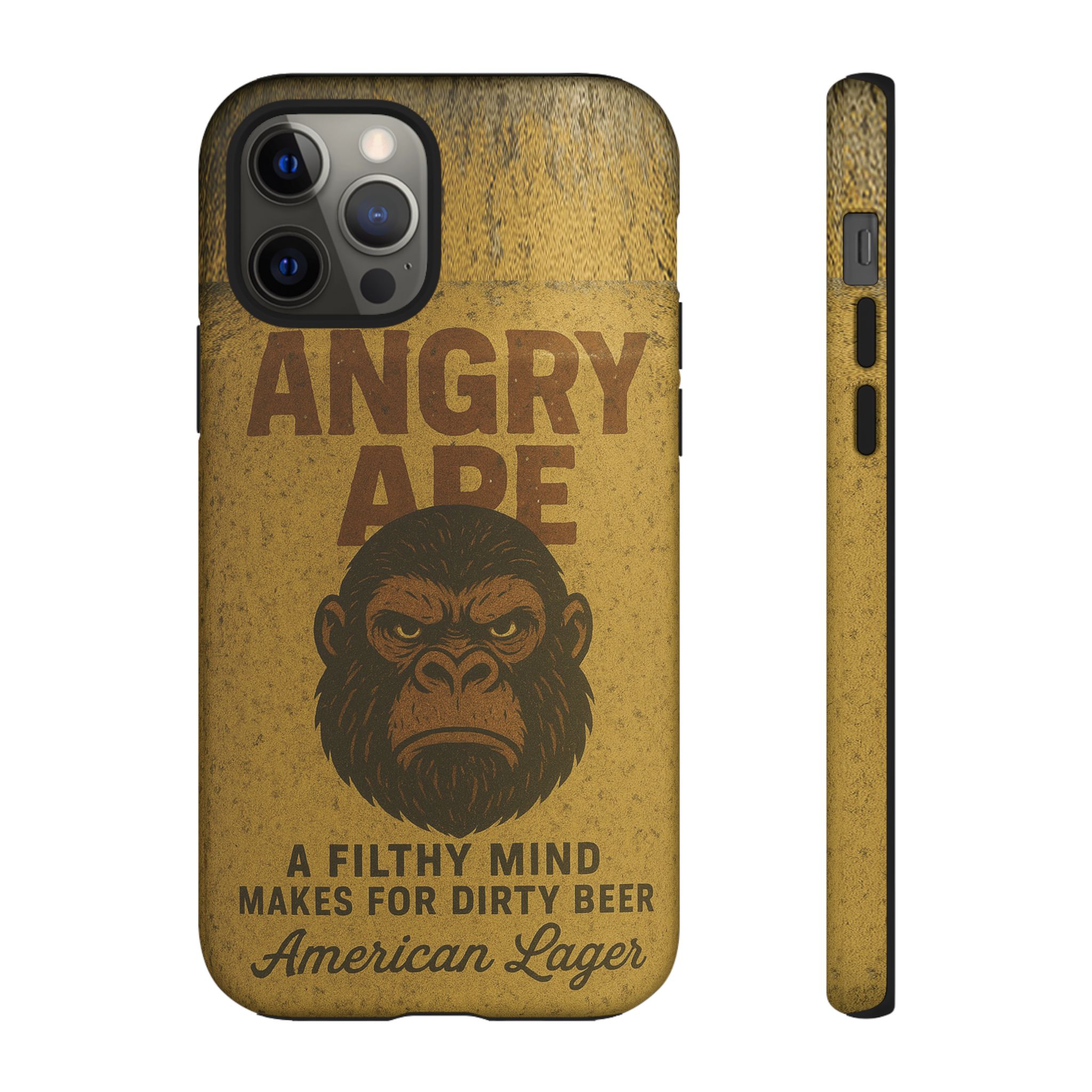 Angry Ape Lager Phone Case - Gorilla Dirt Angry Ape Lager Phone Case - Image 11