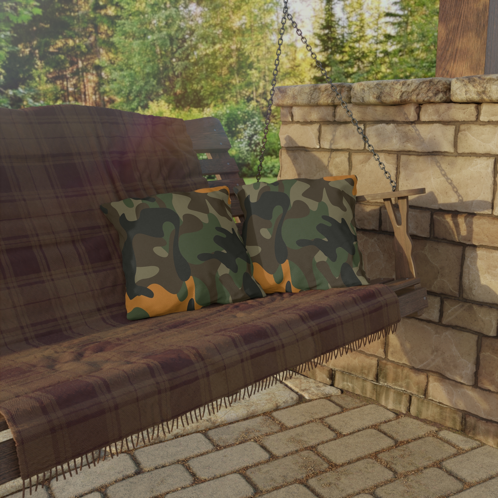 Firebrush Camo Pillow - Gorilla Dirt Firebrush Camo Pillow - Image 8