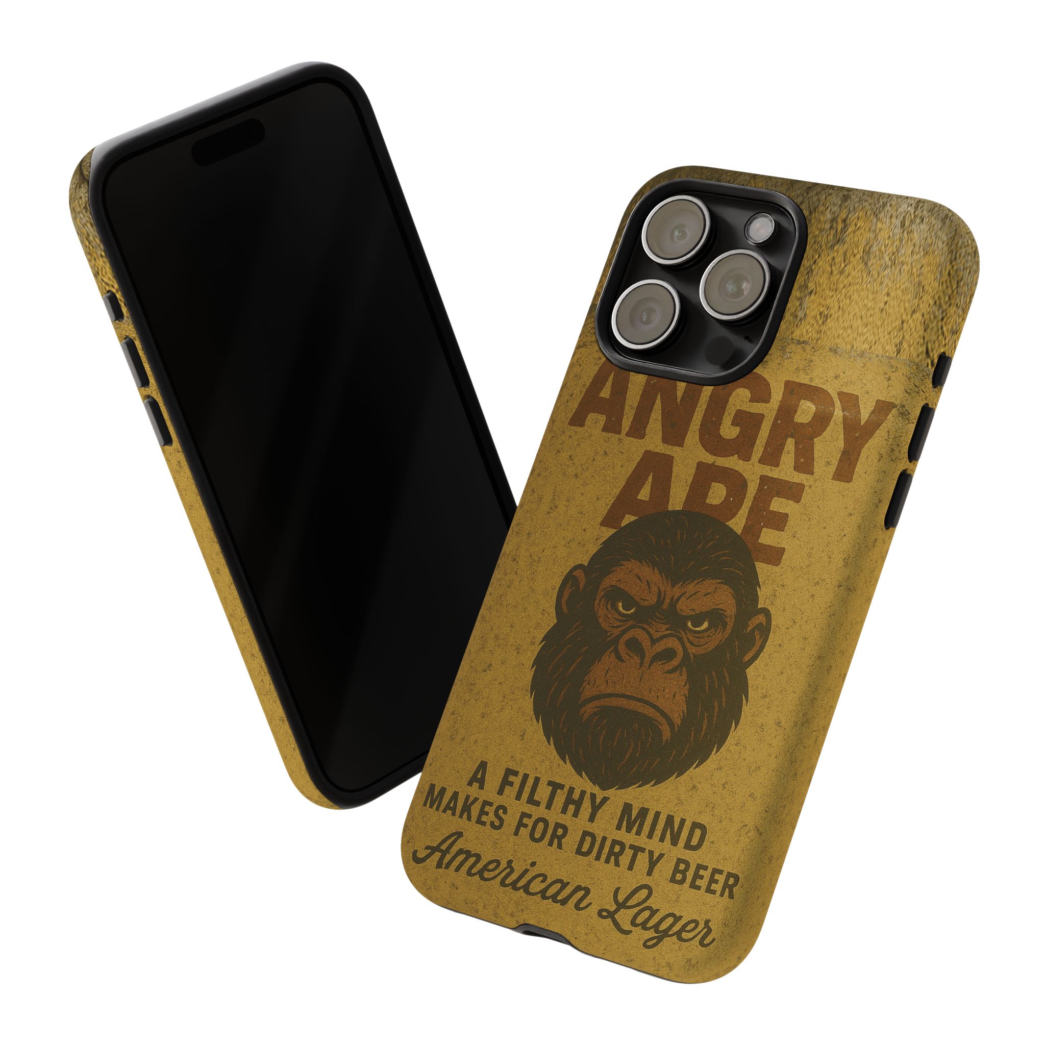 Angry Ape Lager Phone Case - Gorilla Dirt Angry Ape Lager Phone Case - Image 58