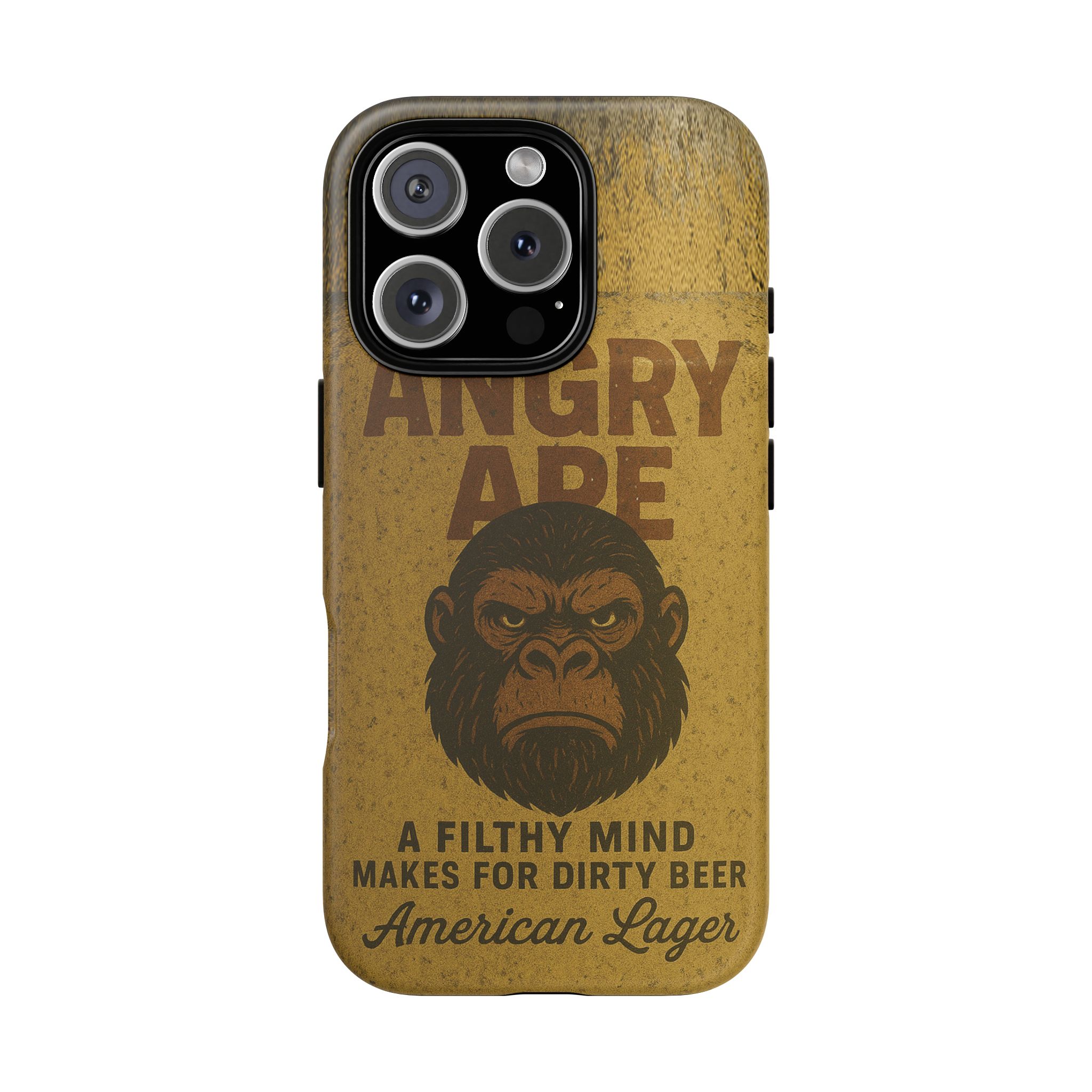 Angry Ape Lager Phone Case - Gorilla Dirt Angry Ape Lager Phone Case - Image 60