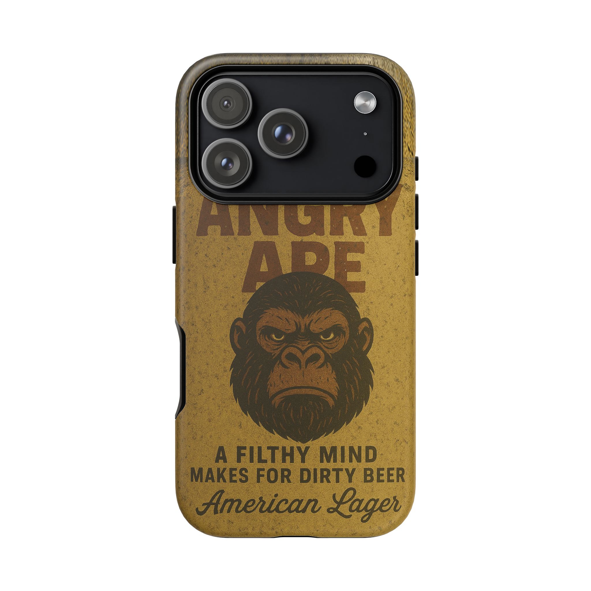 Angry Ape Lager Phone Case - Gorilla Dirt Angry Ape Lager Phone Case - Image 65