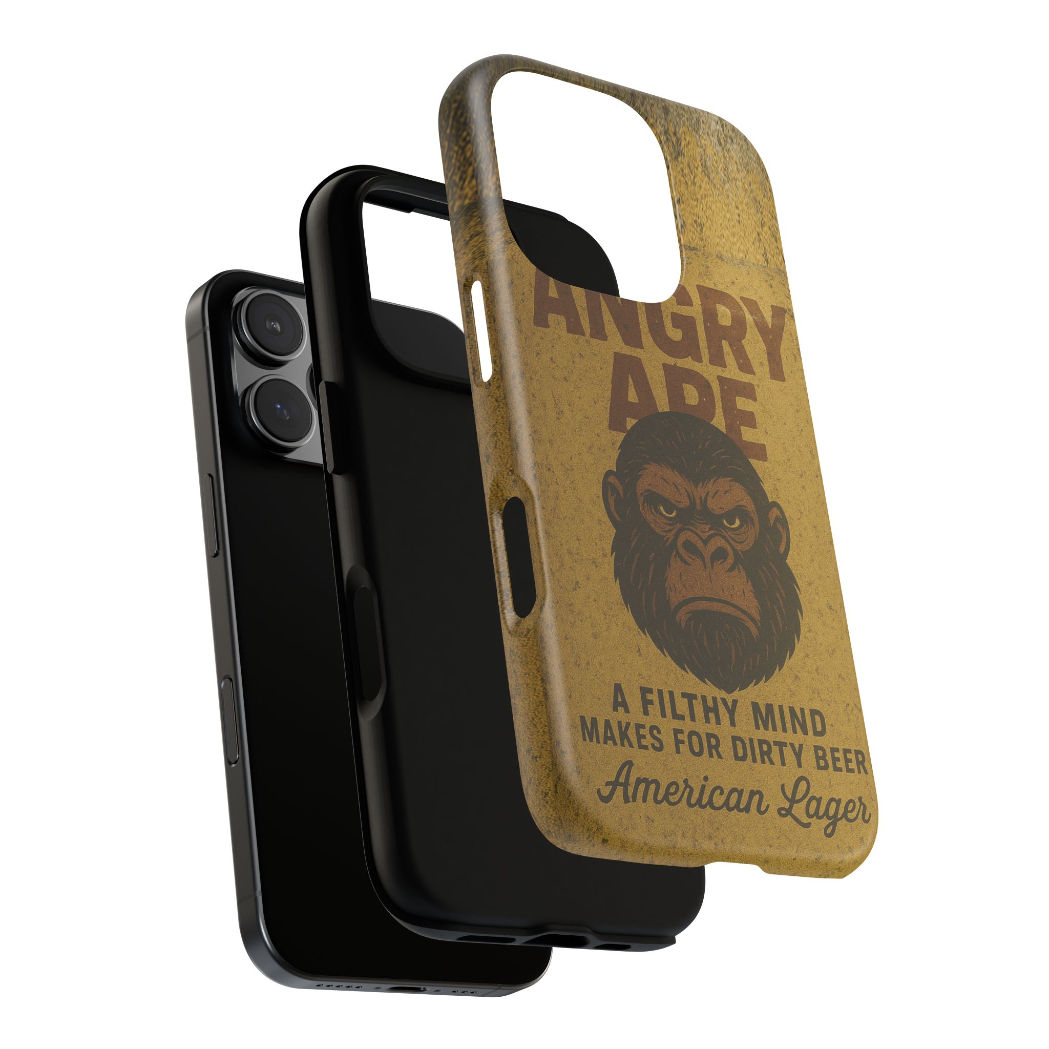 Angry Ape Lager Phone Case - Gorilla Dirt Angry Ape Lager Phone Case - Image 62
