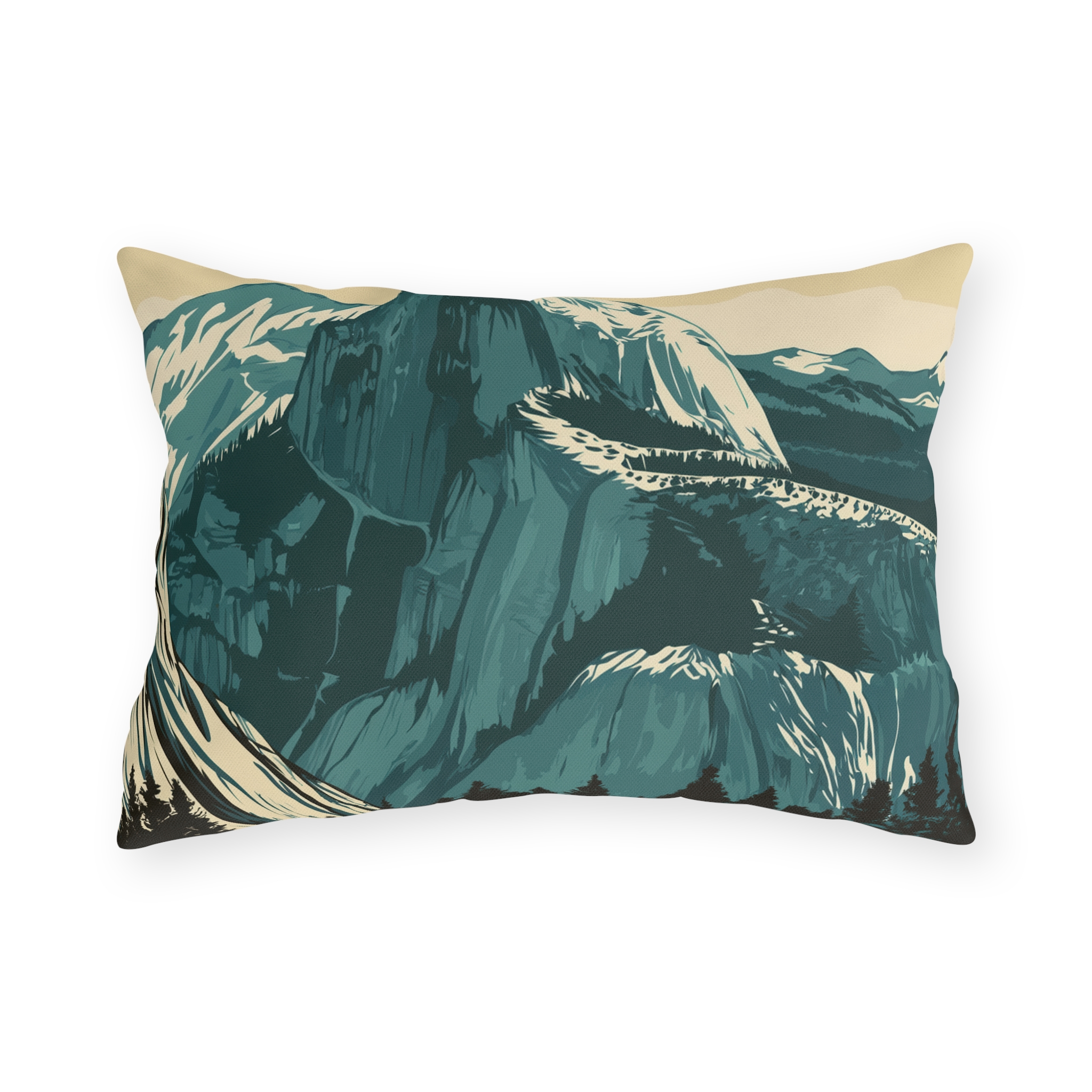 National Park Series - Yosemite Mountains Pillow - Gorilla Dirt National Park Series - Yosemite Mountains Pillow - Image 5