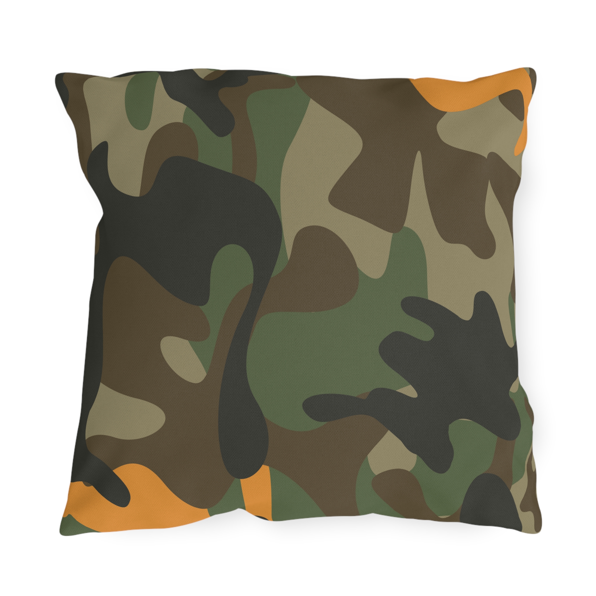 Firebrush Camo Pillow