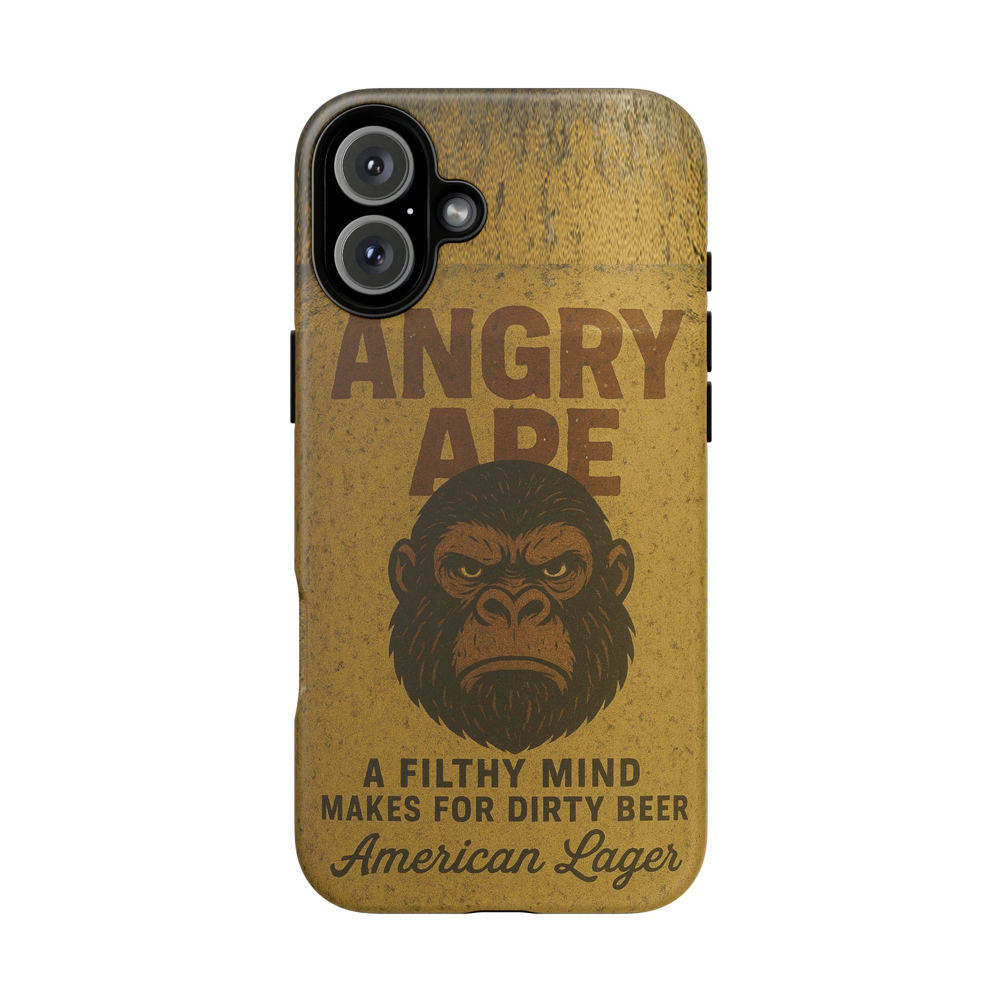 Angry Ape Lager Phone Case - Gorilla Dirt Angry Ape Lager Phone Case - Image 48