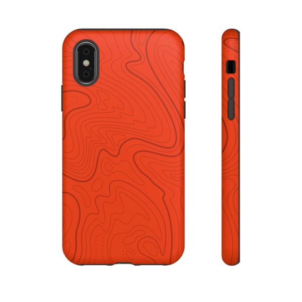 Hunter Orange Topo Phone Case - Gorilla Dirt
