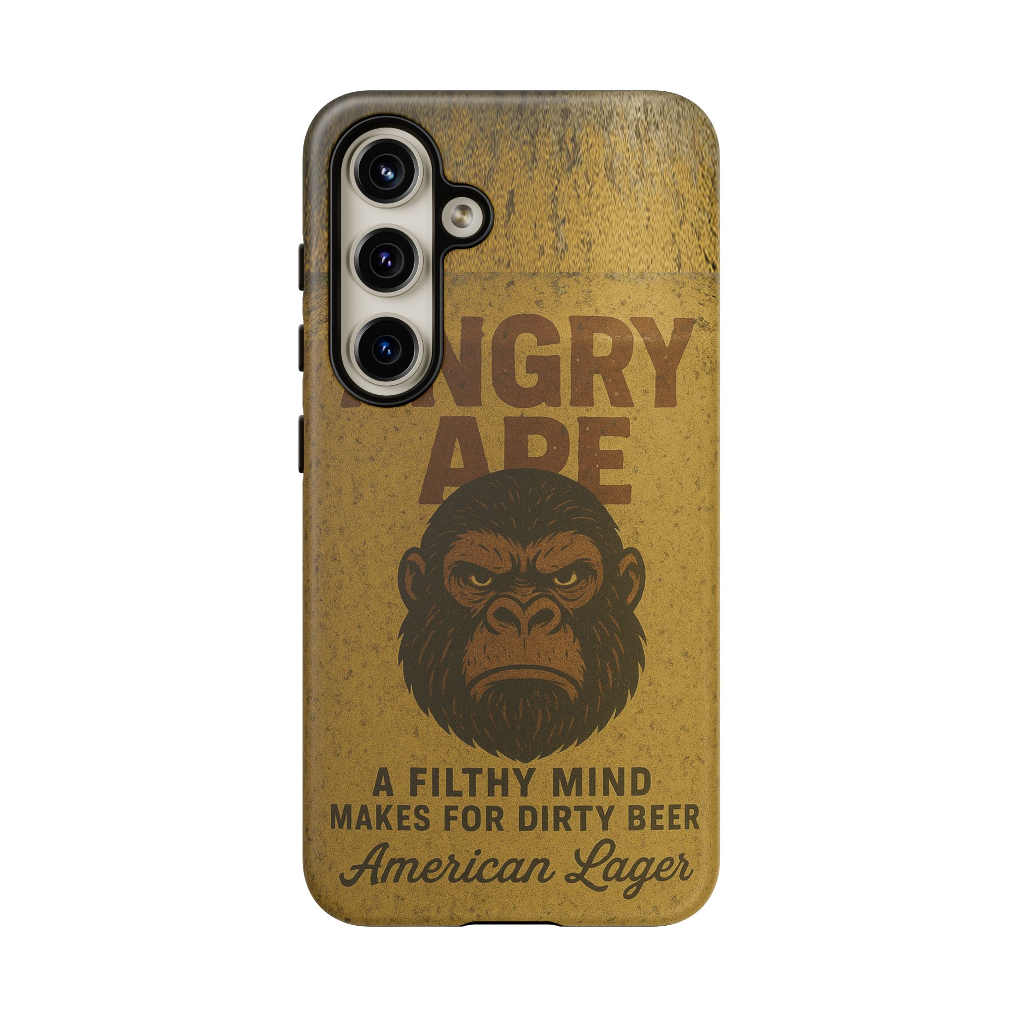 Angry Ape Lager Phone Case - Gorilla Dirt Angry Ape Lager Phone Case - Image 42