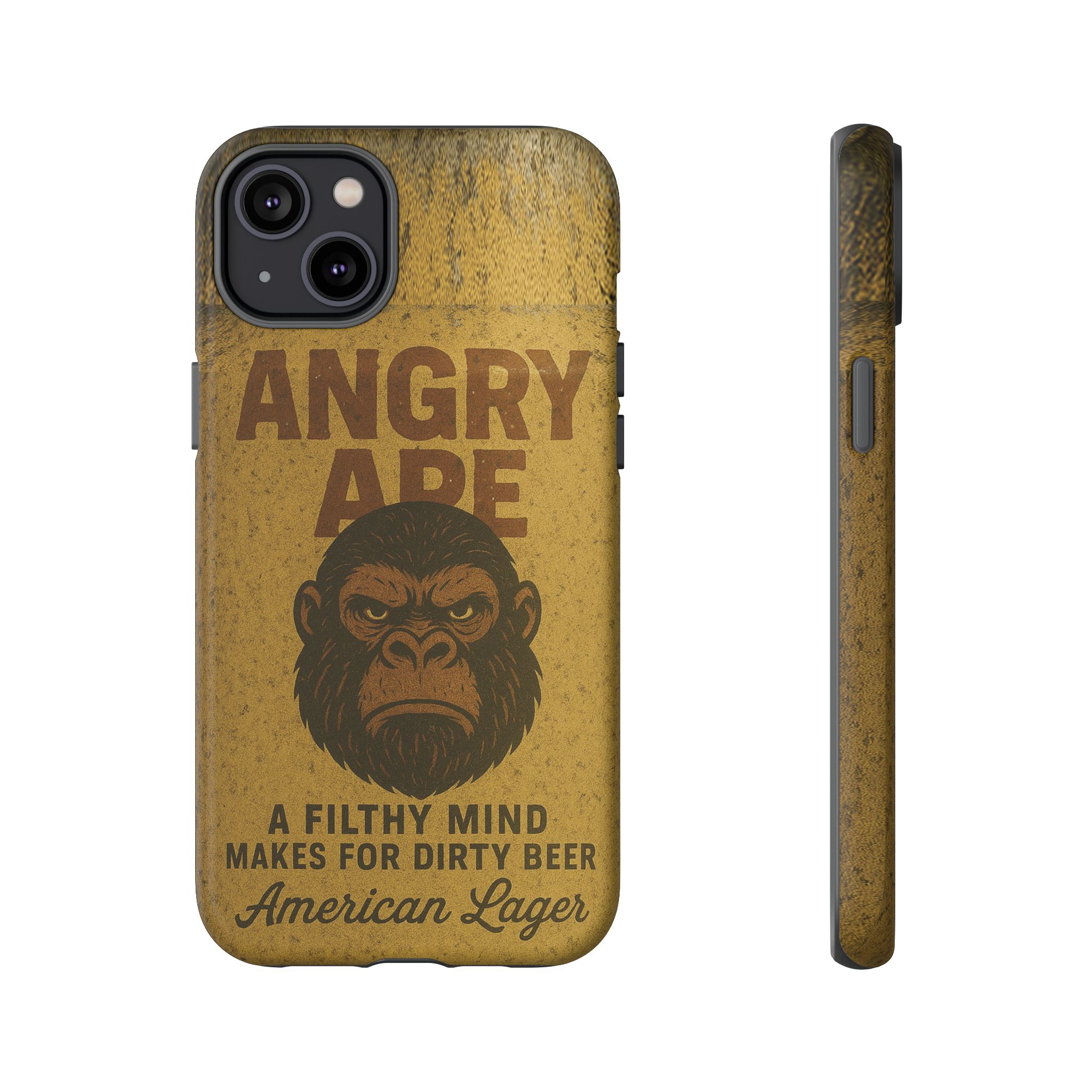 Angry Ape Lager Phone Case - Gorilla Dirt Angry Ape Lager Phone Case - Image 26