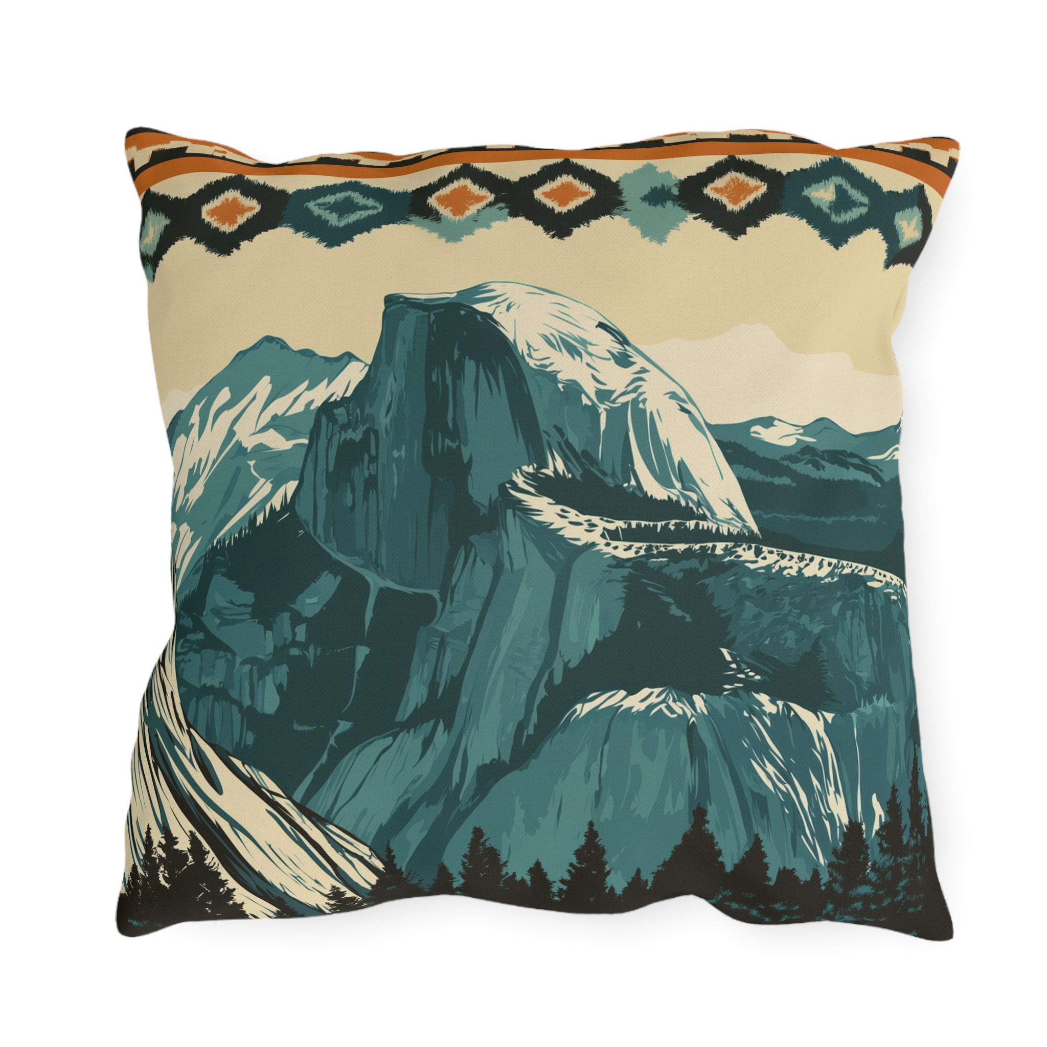 National Park Series - Yosemite Mountains Pillow - Gorilla Dirt National Park Series - Yosemite Mountains Pillow - Image 10
