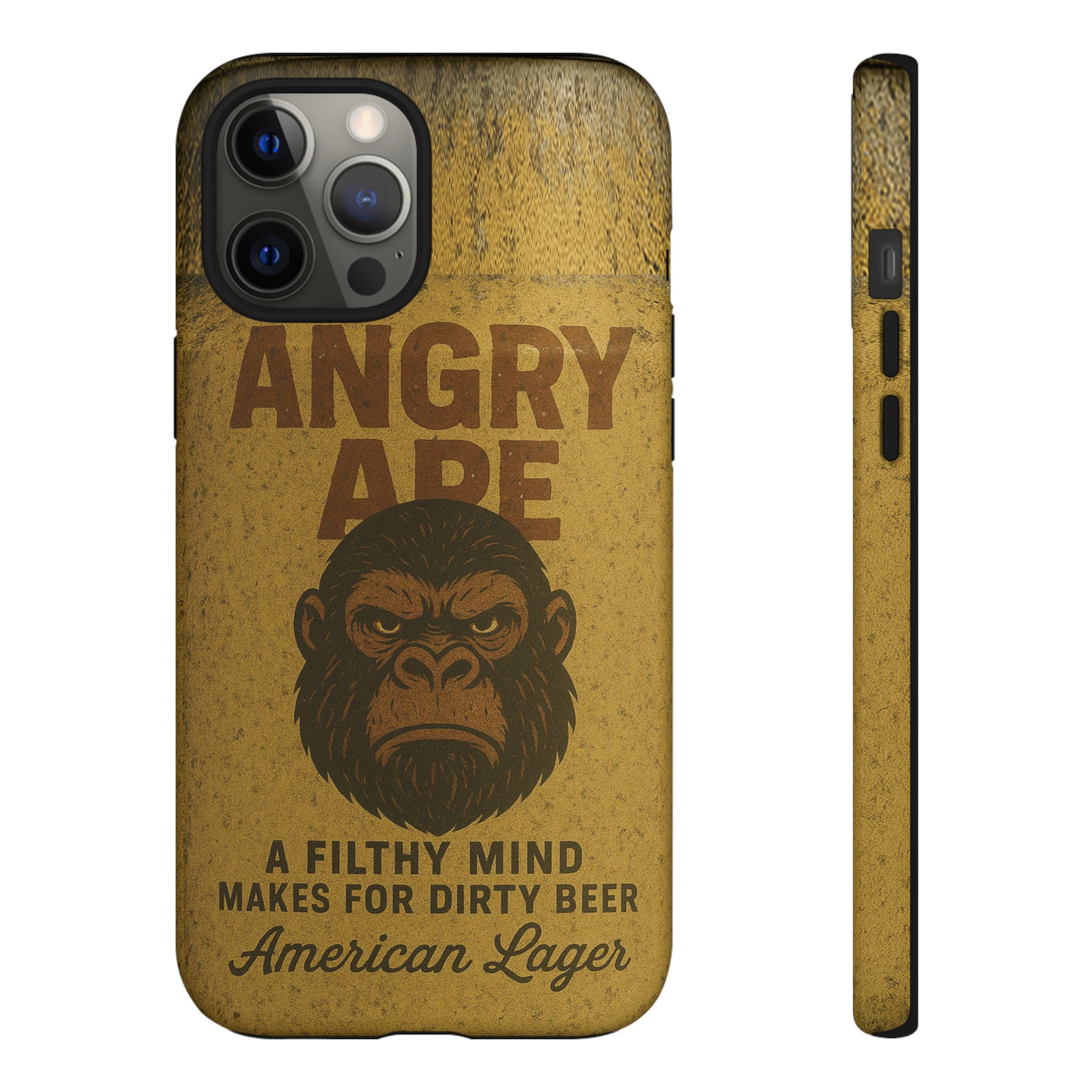 Angry Ape Lager Phone Case - Gorilla Dirt Angry Ape Lager Phone Case - Image 12