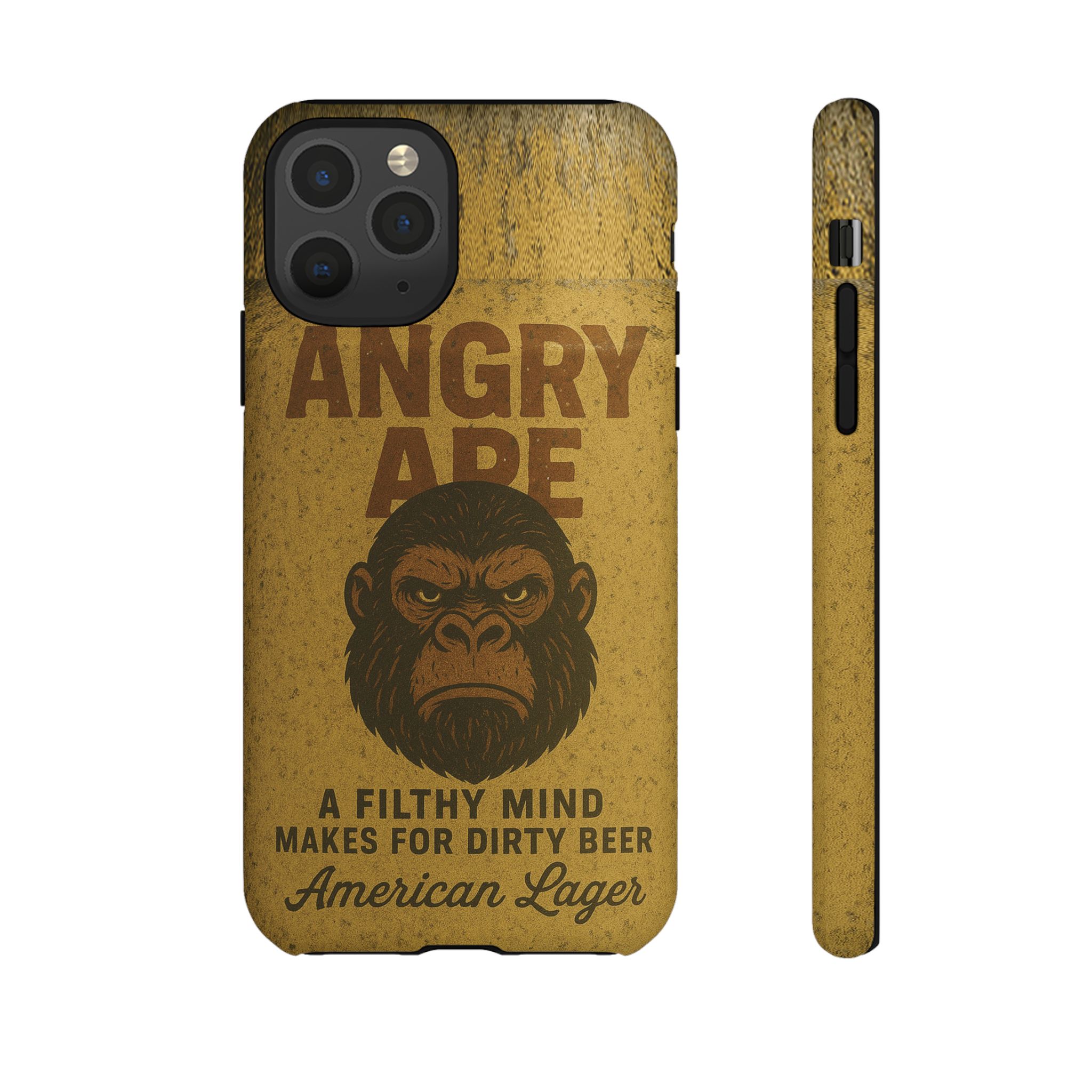 Angry Ape Lager Phone Case - Gorilla Dirt Angry Ape Lager Phone Case - Image 4