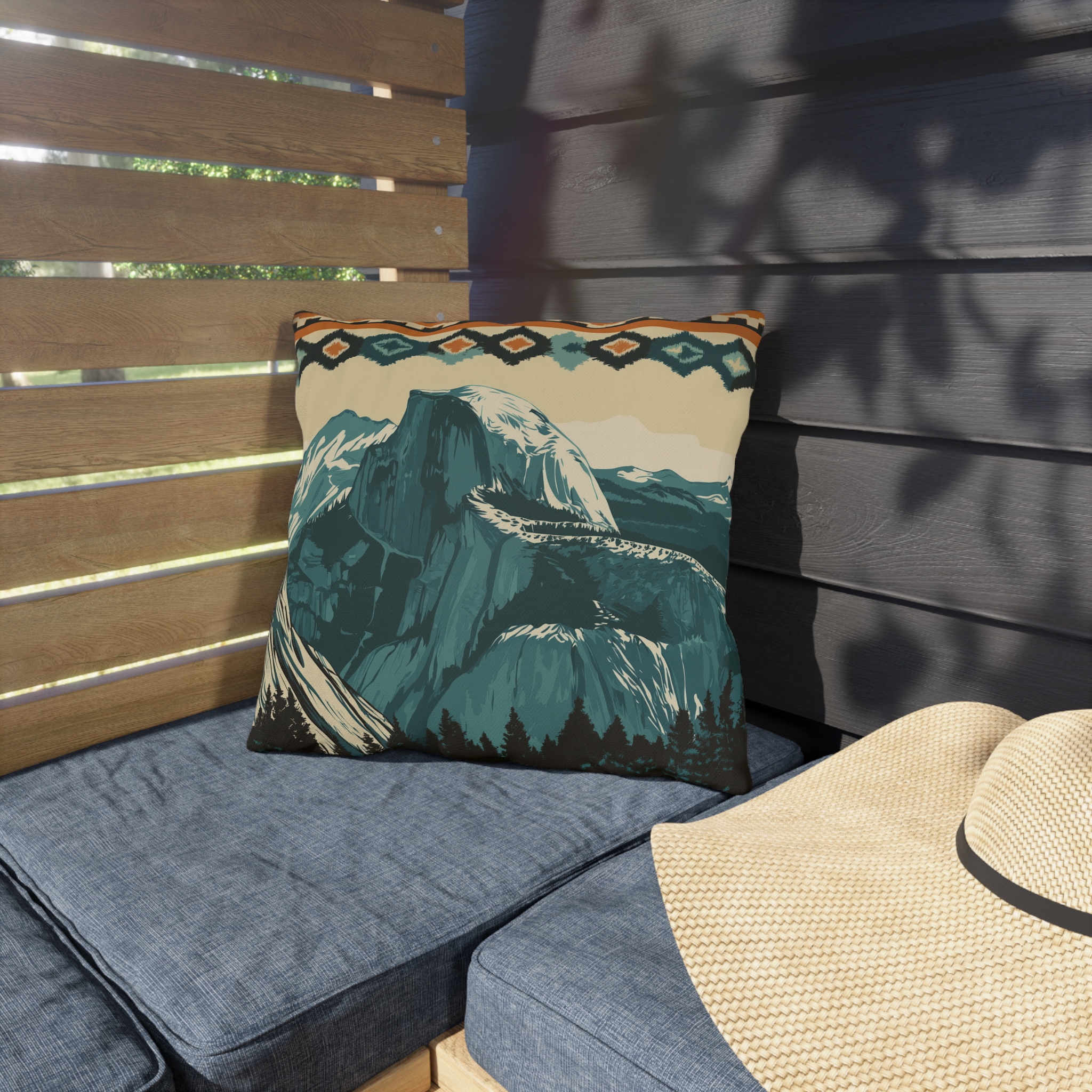 National Park Series - Yosemite Mountains Pillow - Gorilla Dirt National Park Series - Yosemite Mountains Pillow - Image 3