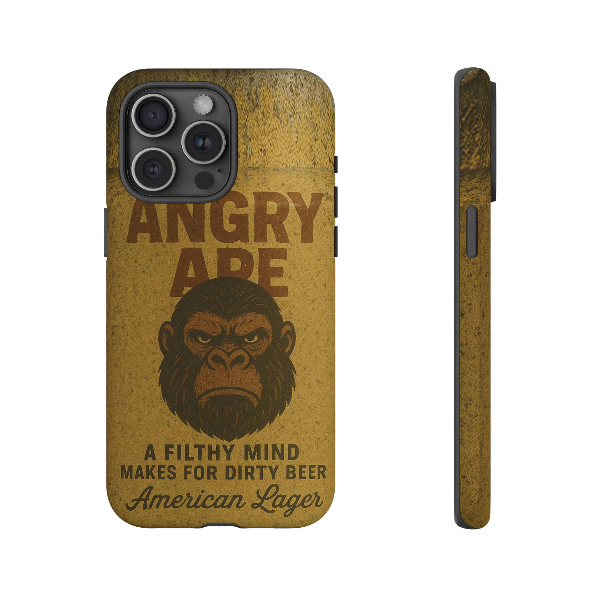 Angry Ape Lager Phone Case - Gorilla Dirt Angry Ape Lager Phone Case - Image 57