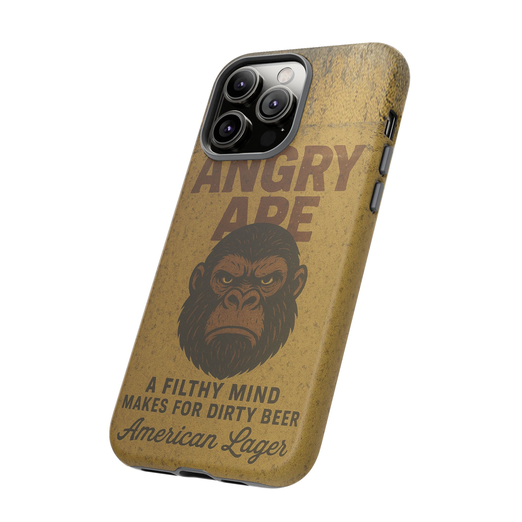 Angry Ape Lager Phone Case - Gorilla Dirt Angry Ape Lager Phone Case - Image 29