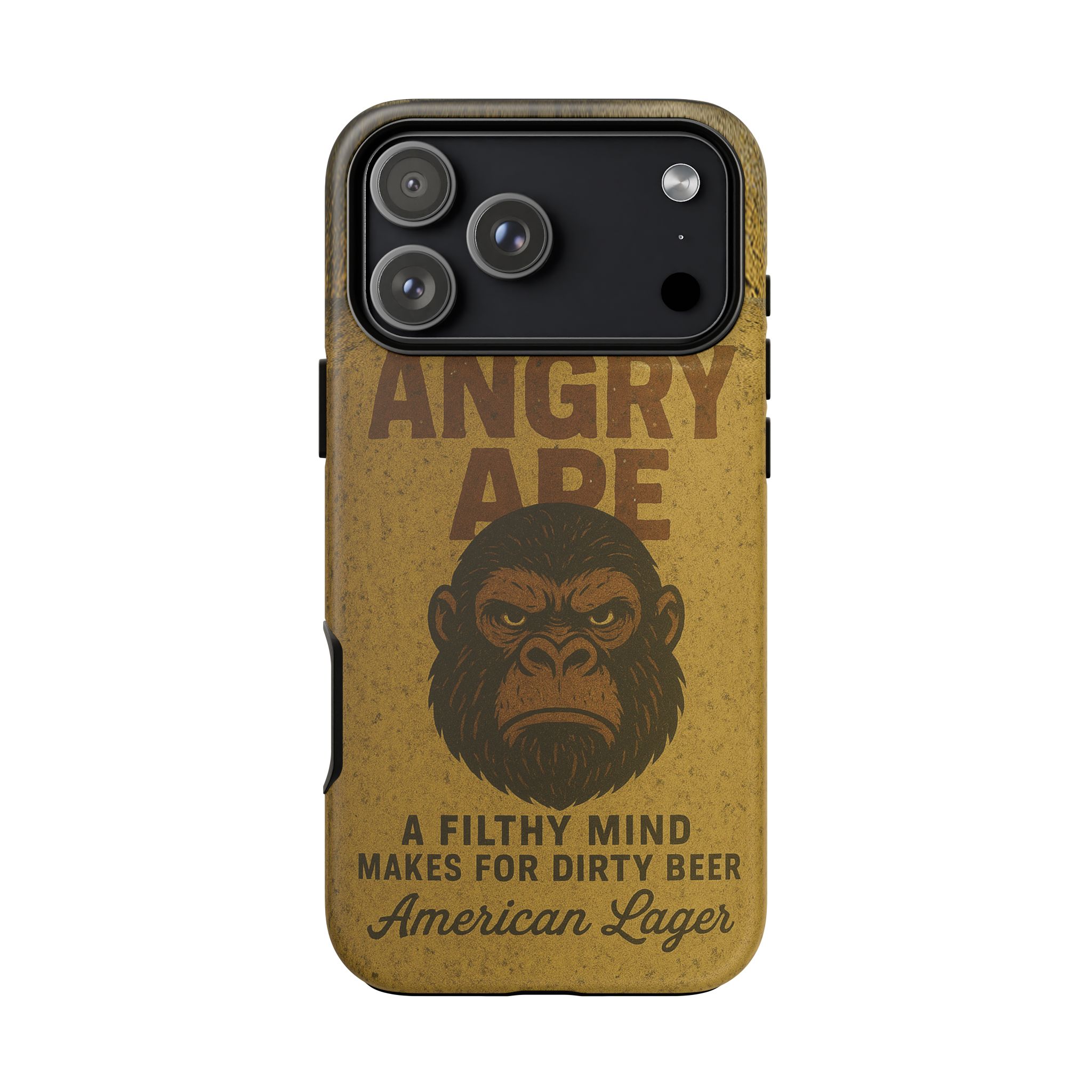 Angry Ape Lager Phone Case - Gorilla Dirt Angry Ape Lager Phone Case - Image 66