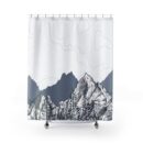 White Mountains Shower Curtain