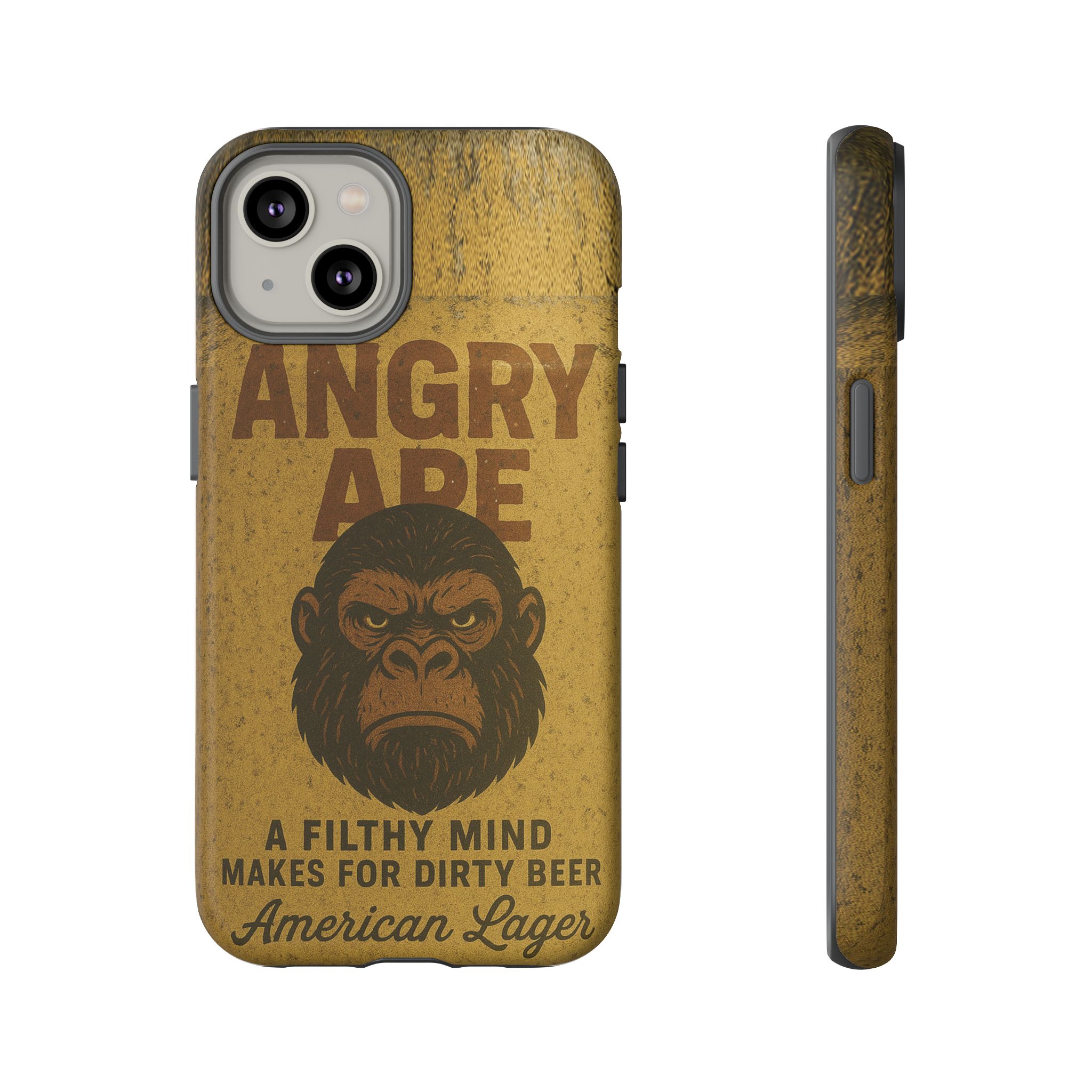 Angry Ape Lager Phone Case - Gorilla Dirt Angry Ape Lager Phone Case - Image 24