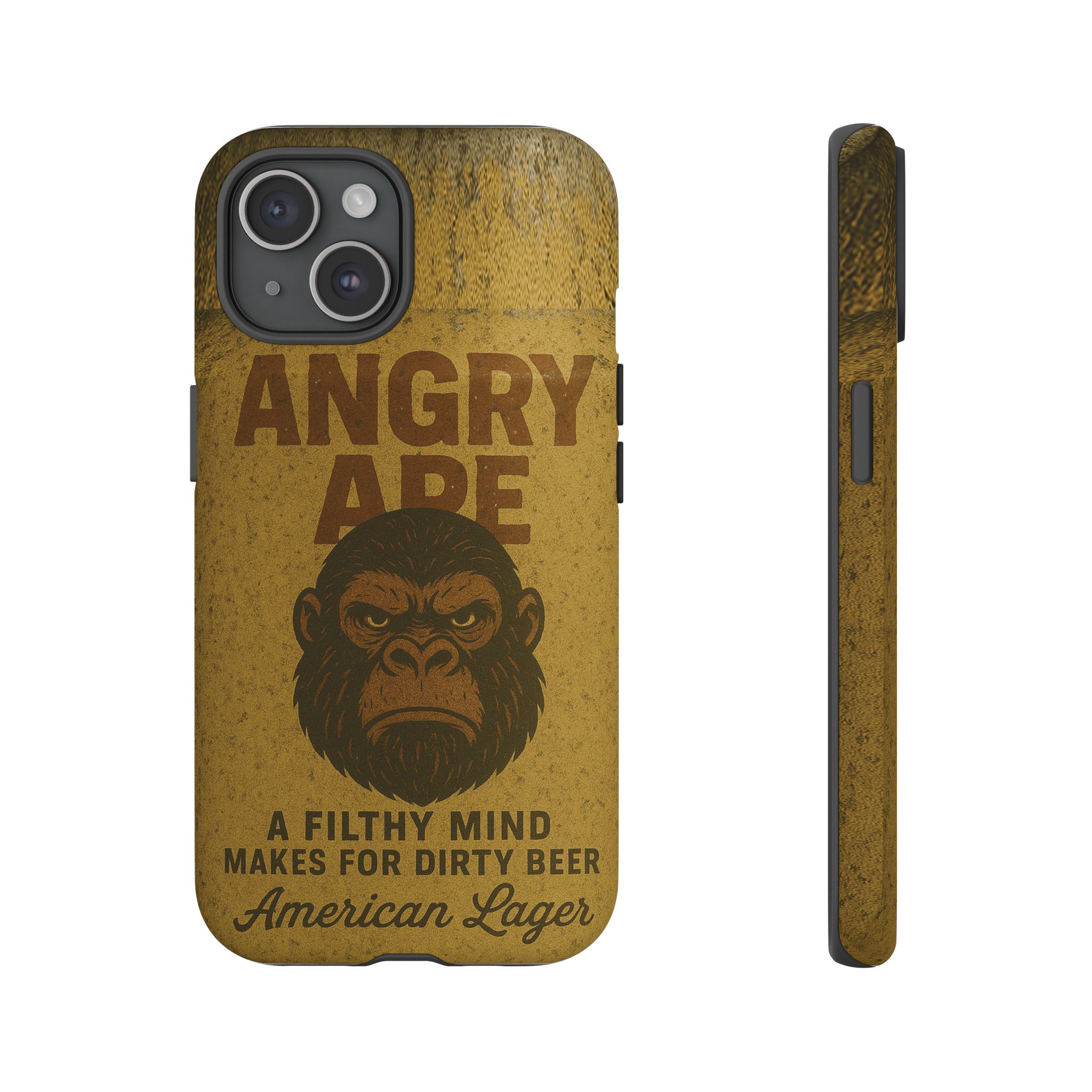 Angry Ape Lager Phone Case - Gorilla Dirt Angry Ape Lager Phone Case - Image 40