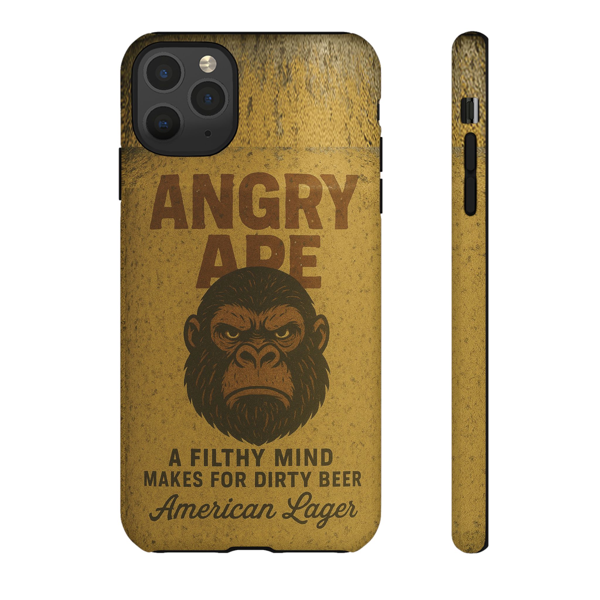 Angry Ape Lager Phone Case - Gorilla Dirt Angry Ape Lager Phone Case - Image 5