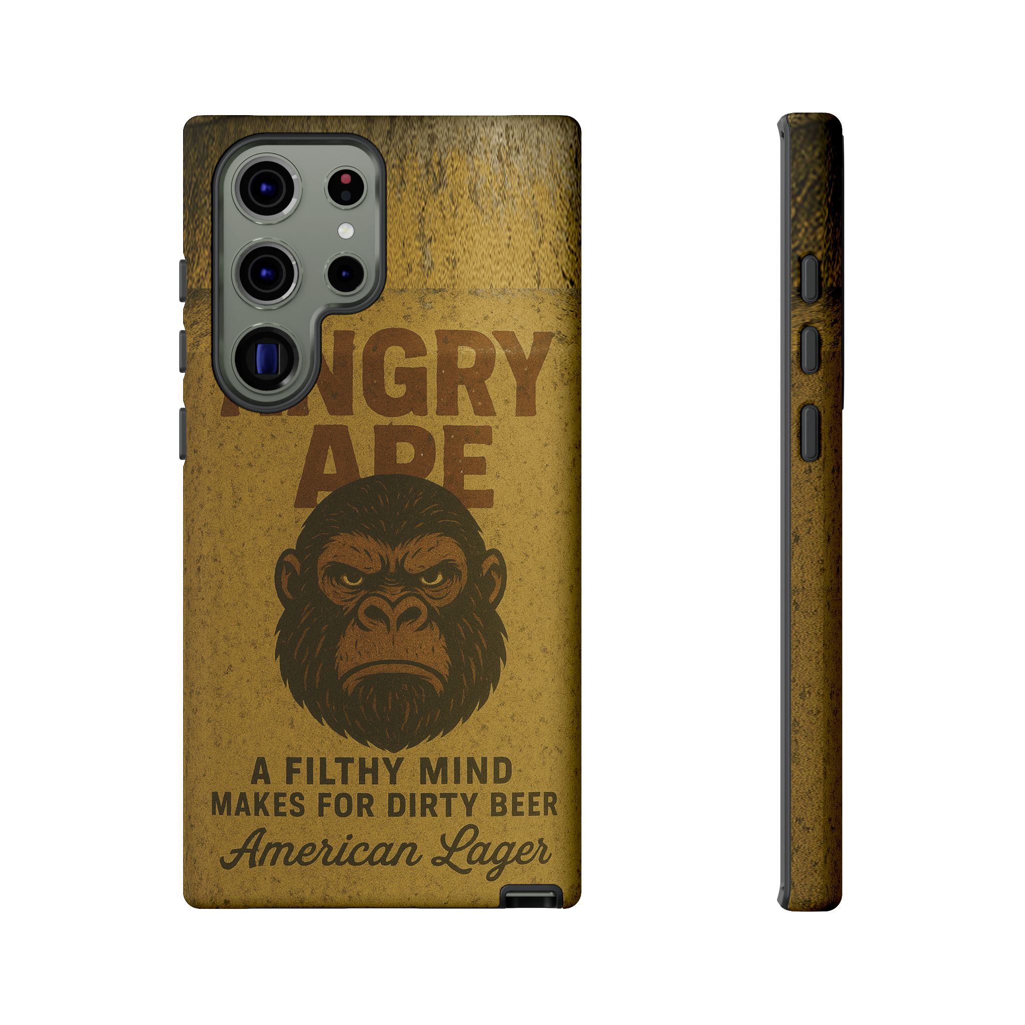 Angry Ape Lager Phone Case - Gorilla Dirt Angry Ape Lager Phone Case - Image 34