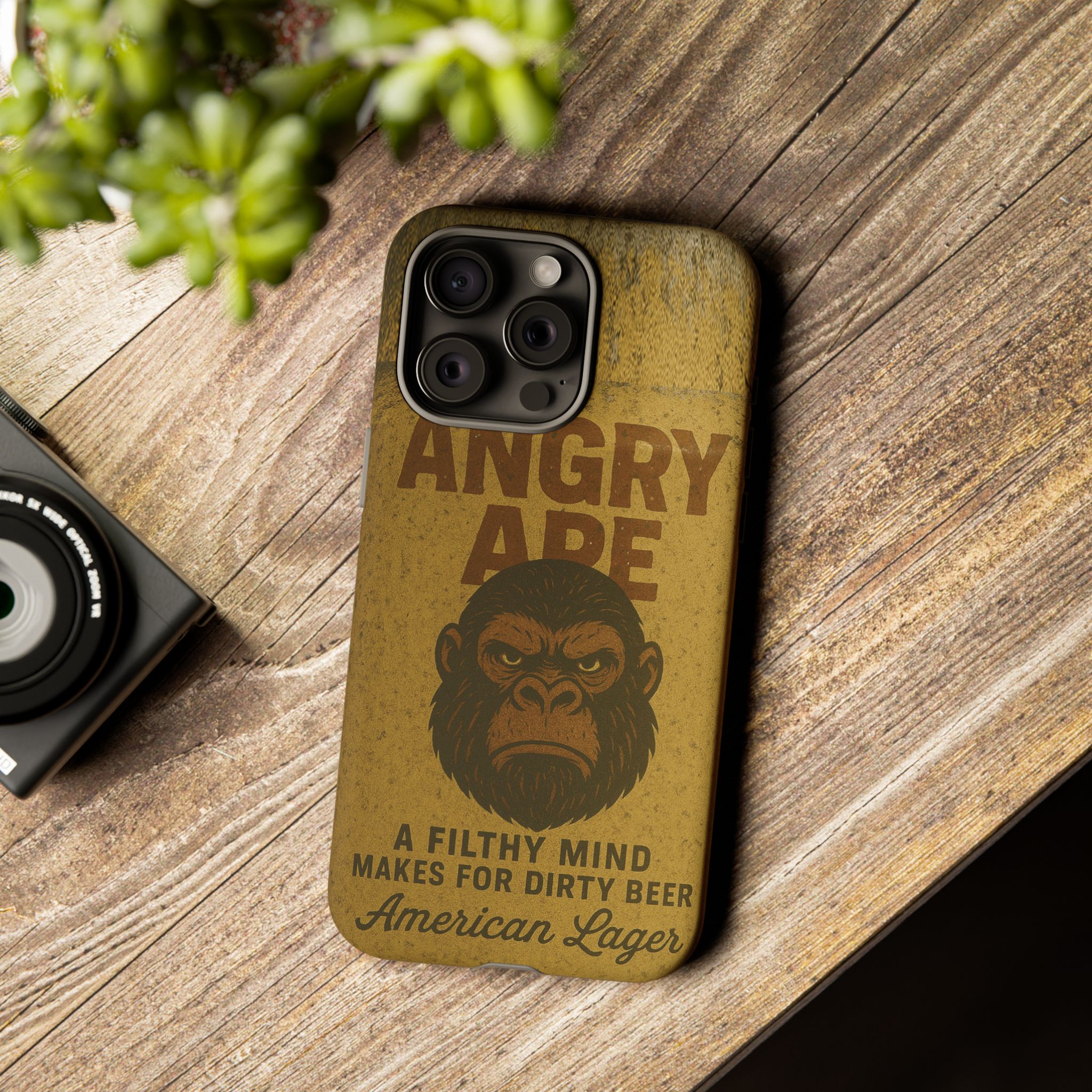 Angry Ape Lager Phone Case - Gorilla Dirt Angry Ape Lager Phone Case - Image 59