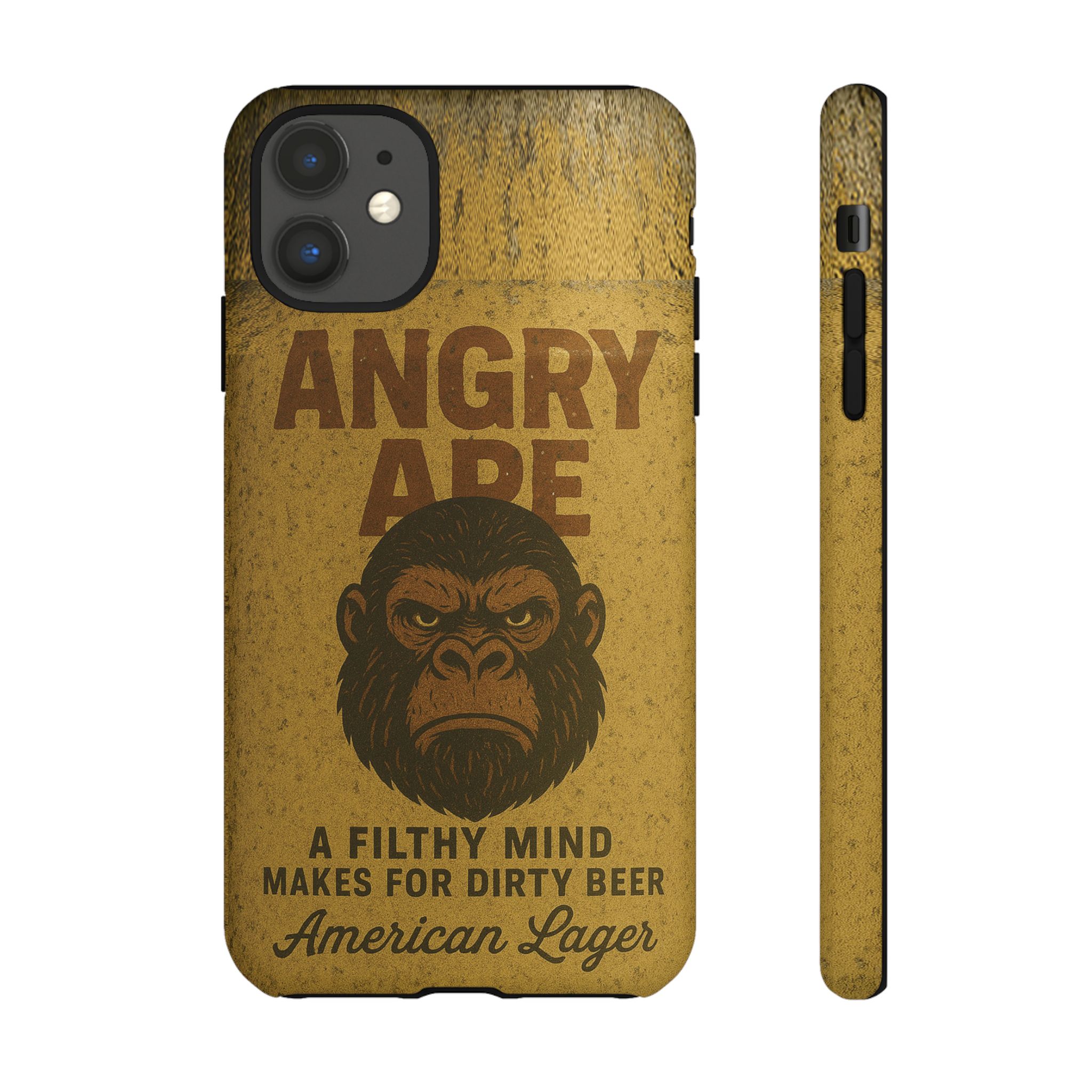 Angry Ape Lager Phone Case - Gorilla Dirt Angry Ape Lager Phone Case - Image 3