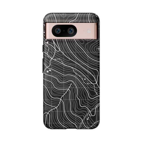 Black Topography Phone Case - Gorilla Dirt