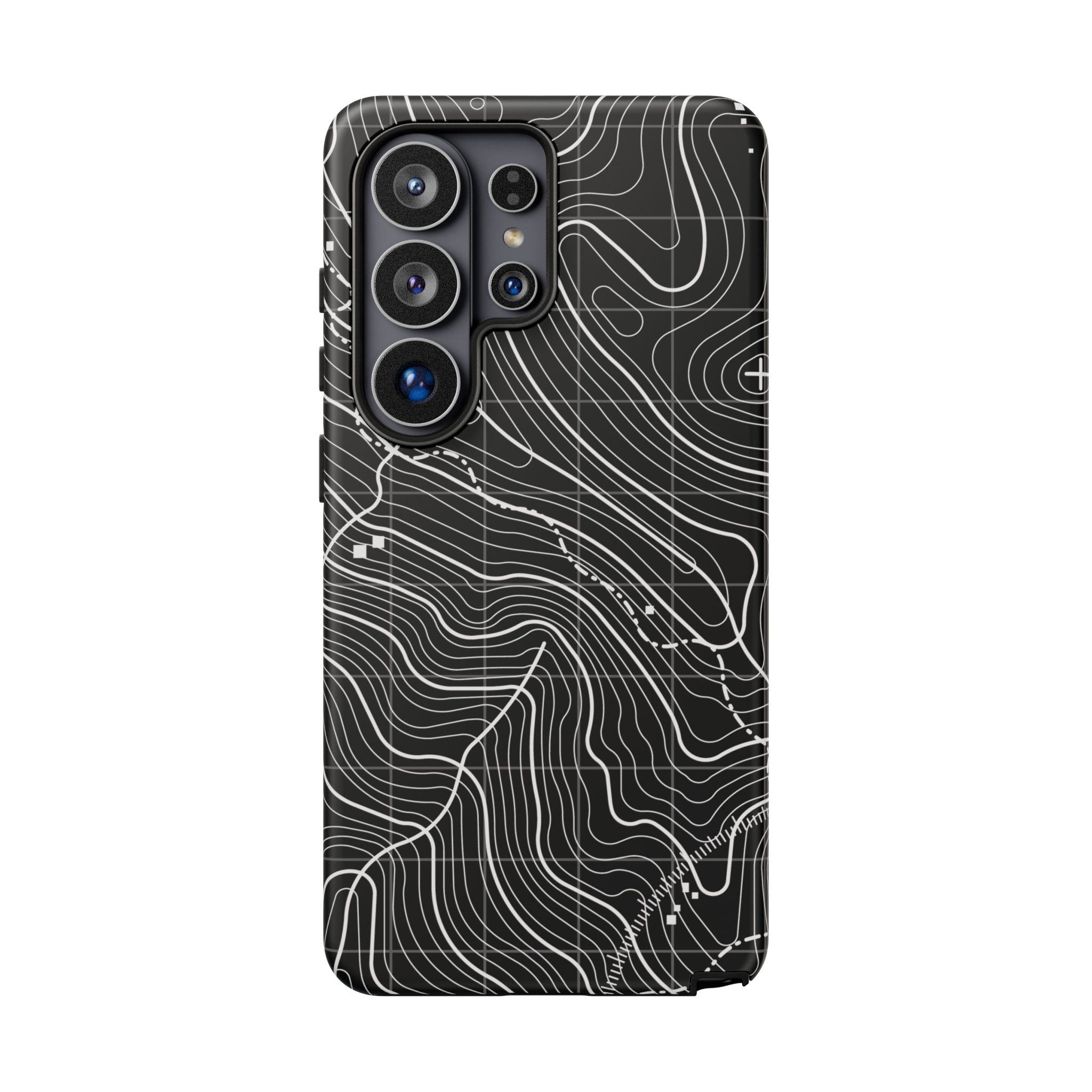 Black Topography Phone Case - Gorilla Dirt Black Topography Phone Case - Image 33