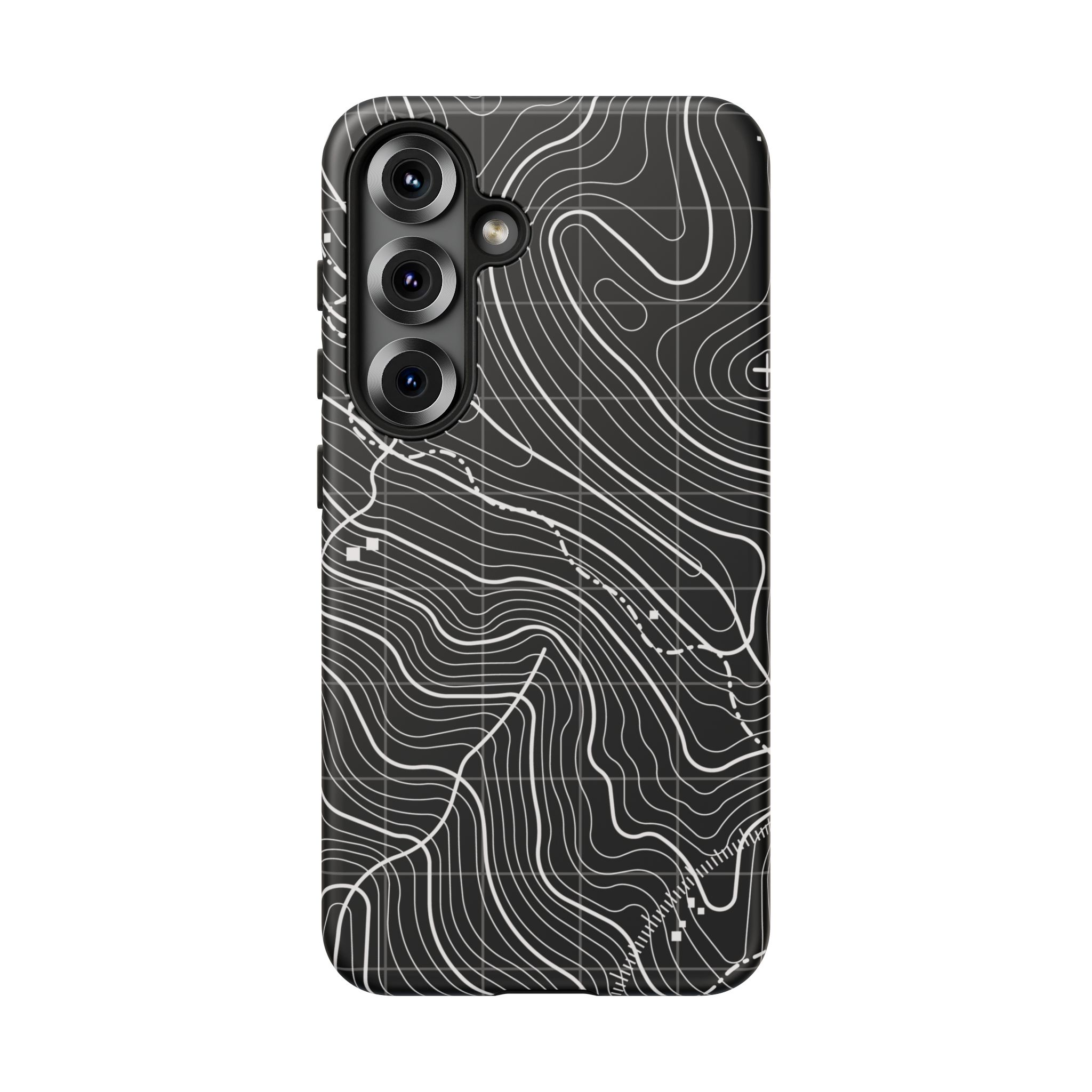 Black Topography Phone Case - Gorilla Dirt Black Topography Phone Case - Image 23