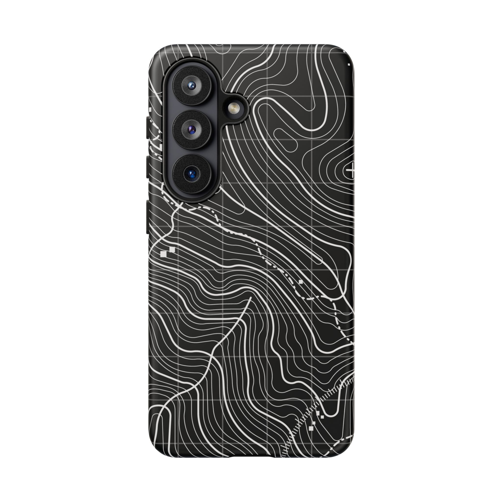 Black Topography Phone Case - Gorilla Dirt Black Topography Phone Case - Image 30