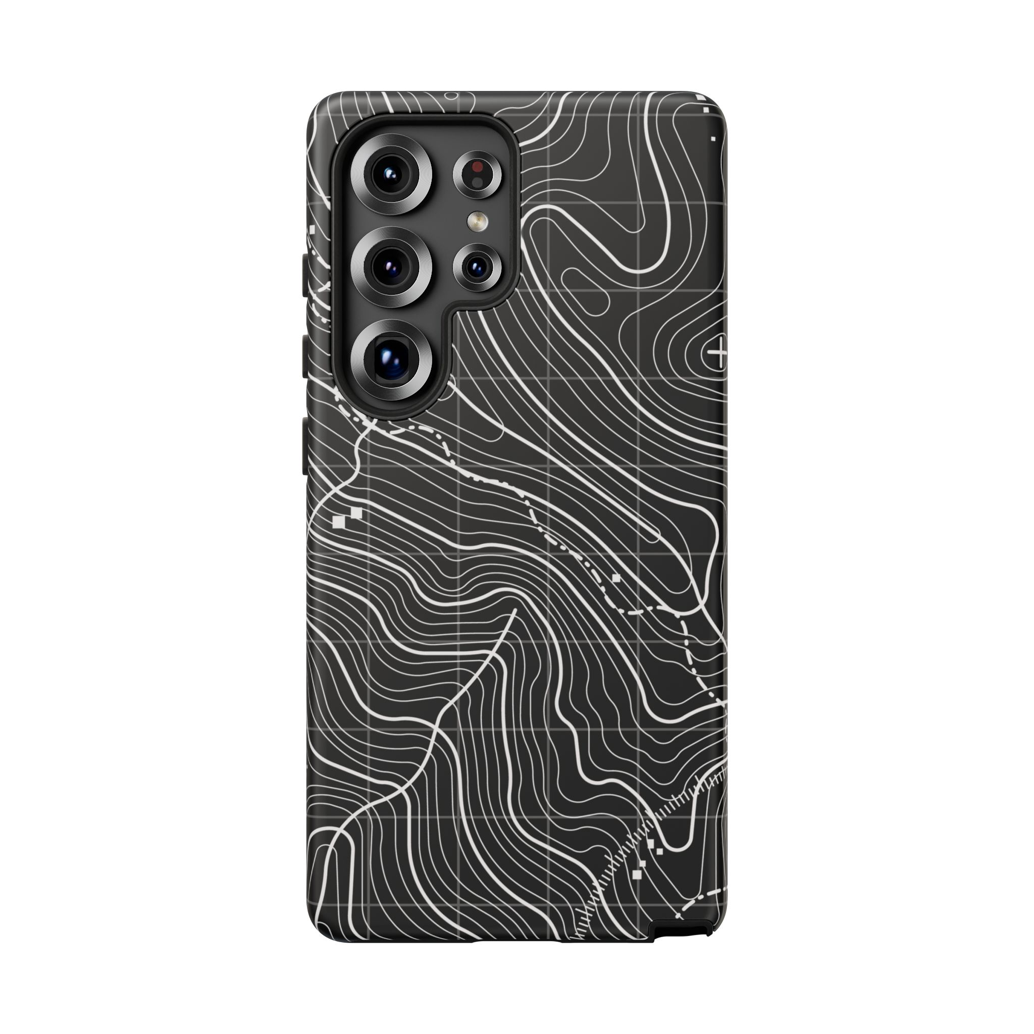 Black Topography Phone Case - Gorilla Dirt Black Topography Phone Case - Image 25