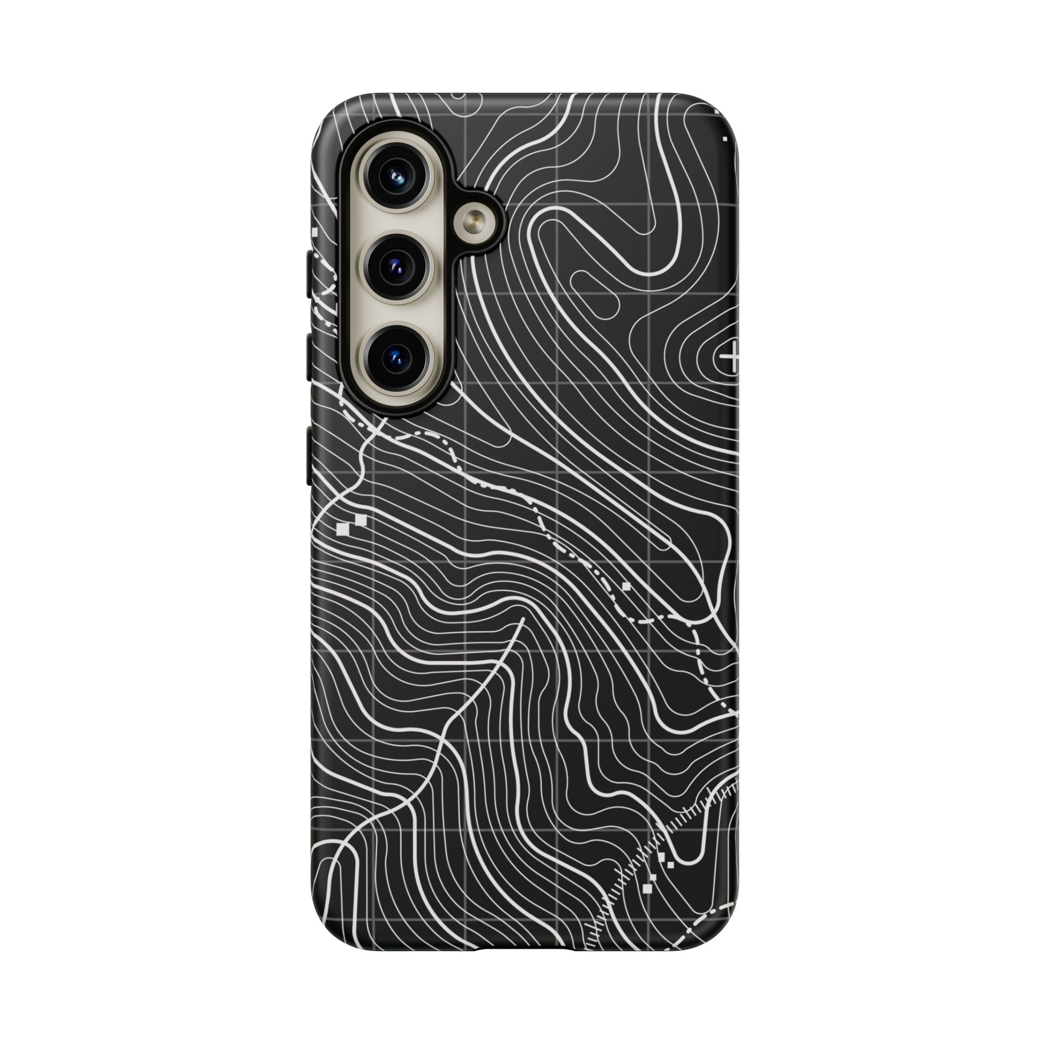 Black Topography Phone Case - Gorilla Dirt Black Topography Phone Case - Image 12