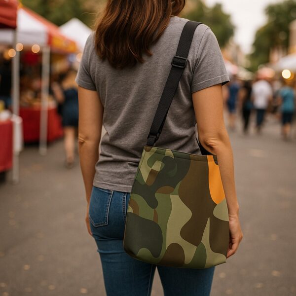 Firebrush Camo Adjustable Tote Bag