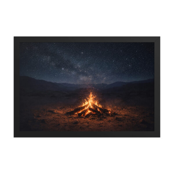 The Campfire Framed Poster