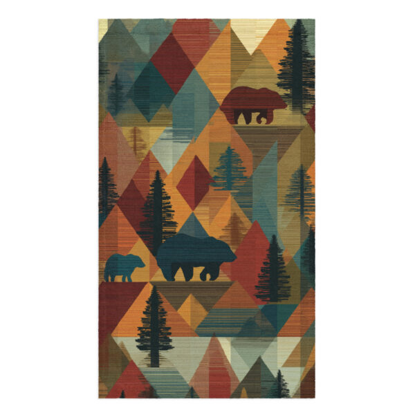 Rustic Argyle Hand Towel