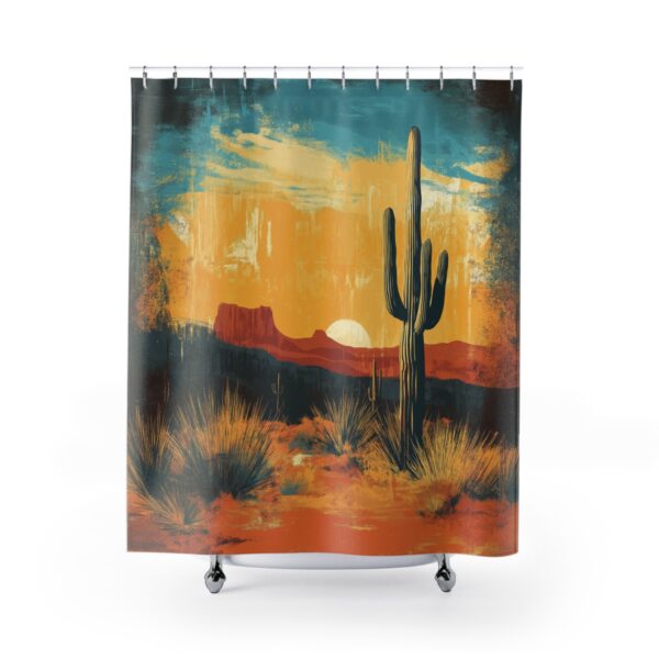 Desert Cactus Shower Curtain