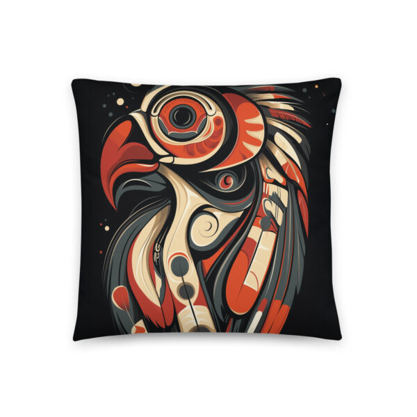 Pacific Northwest Eagle Throw Pillow