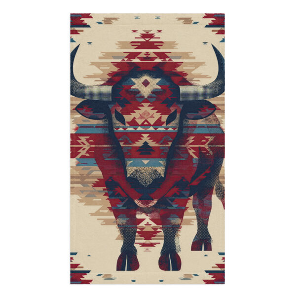 Southwest Bull Hand Towel