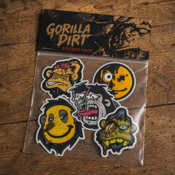 Gorilla Dirt Sticker Pack