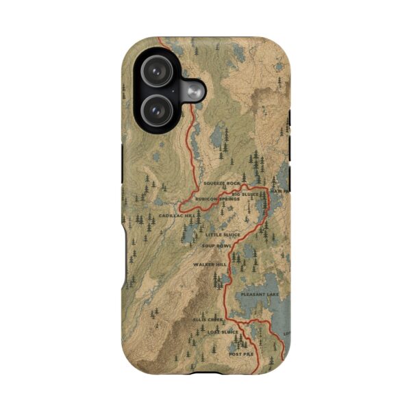 Rubicon Trail Topo MagSafe Phone Case