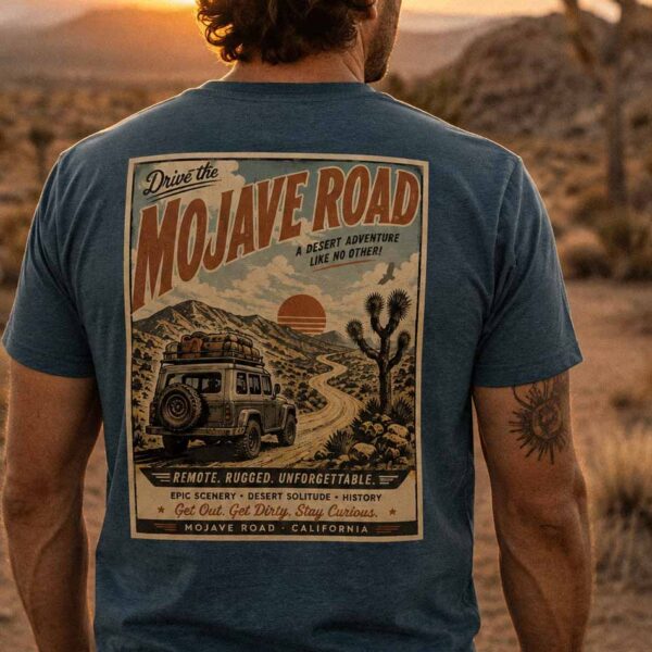 Mojave Road Vintage Poster T-Shirt