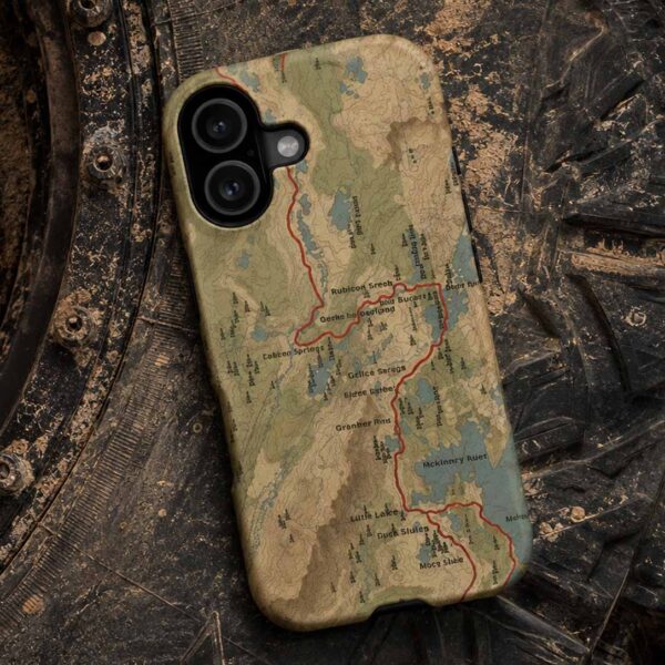 Rubicon Trail Topo MagSafe Phone Case