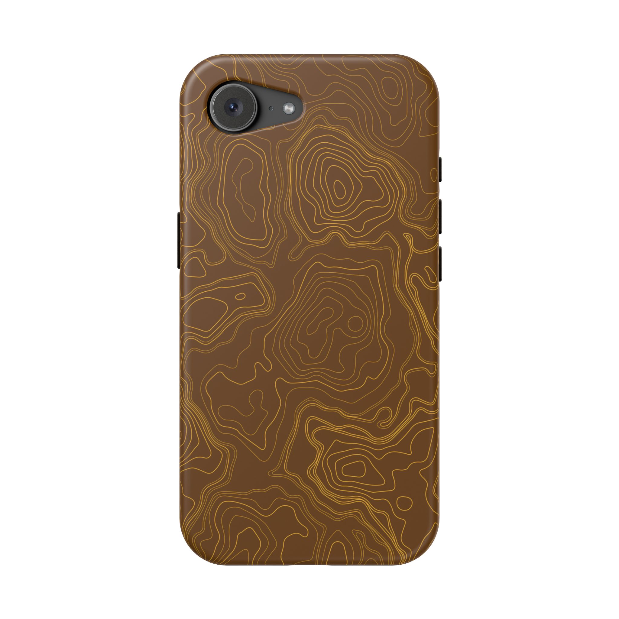 Brown Firebrush Topo MagSafe Phone Case - Gorilla Dirt Brown Firebrush Topo MagSafe Phone Case - Image 46