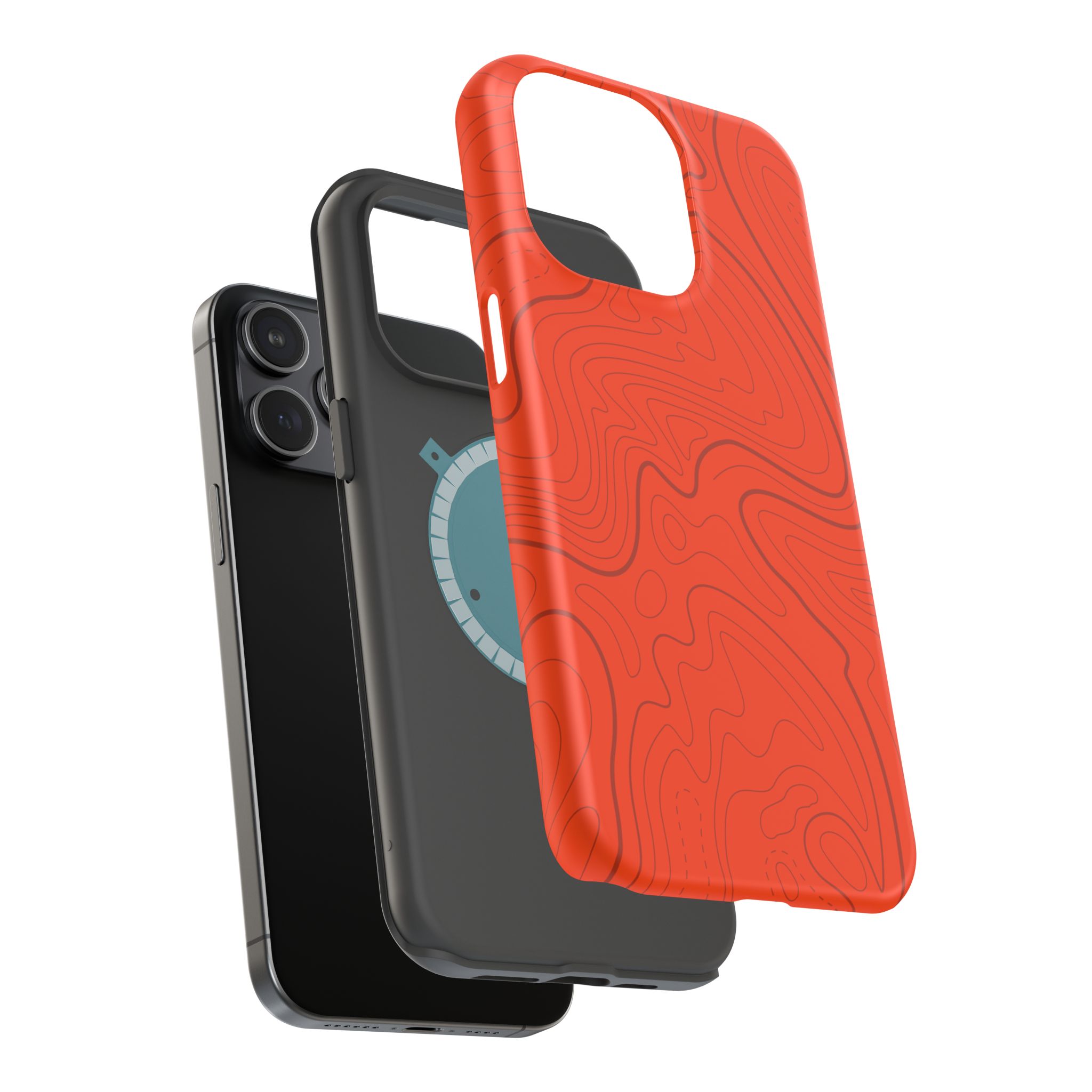 Topo Hunter Orange MagSafe Phone Case - Gorilla Dirt Topo Hunter Orange MagSafe Phone Case - Image 25